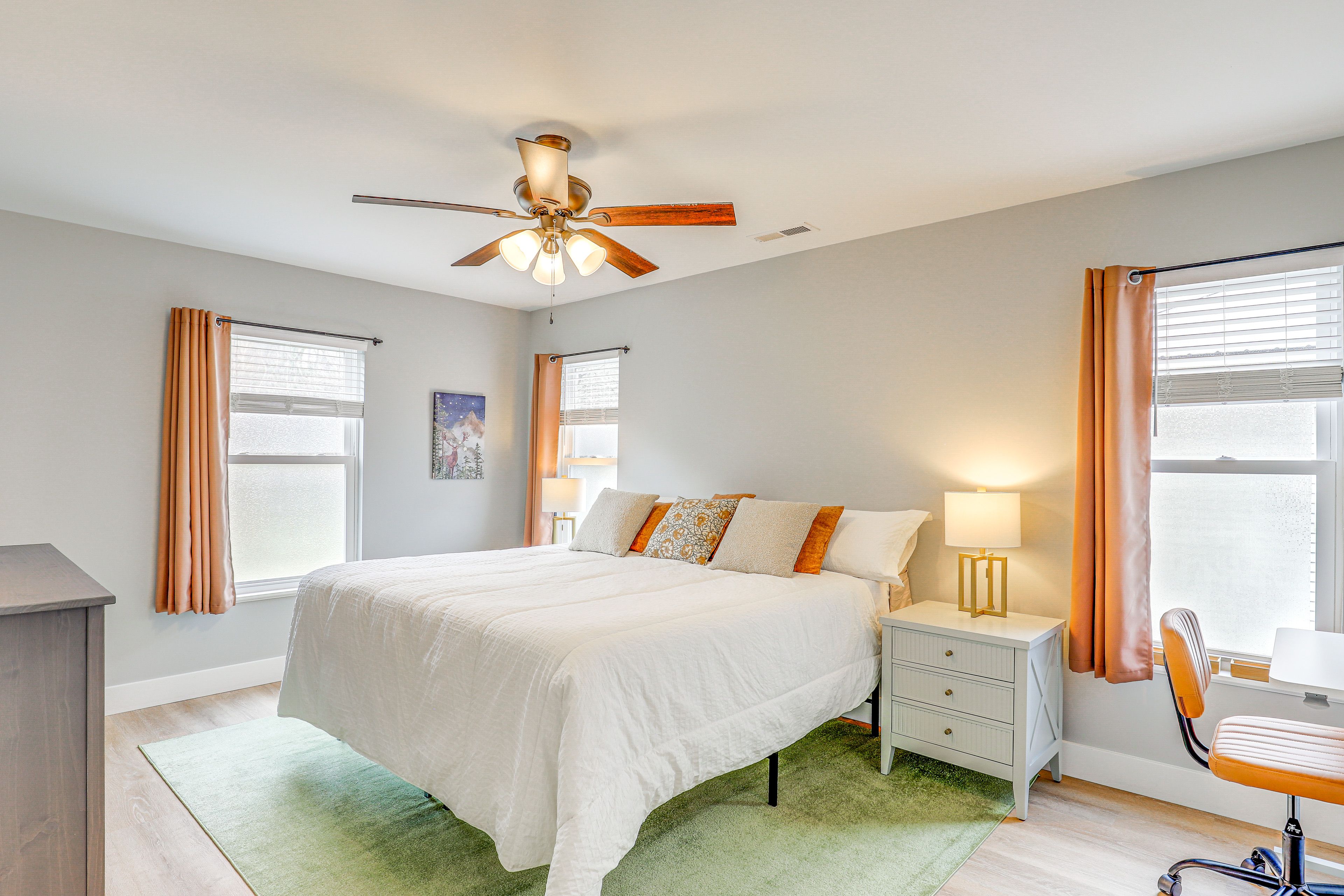 Bedroom 1 | King Bed | Remote Workspace | Smart TV