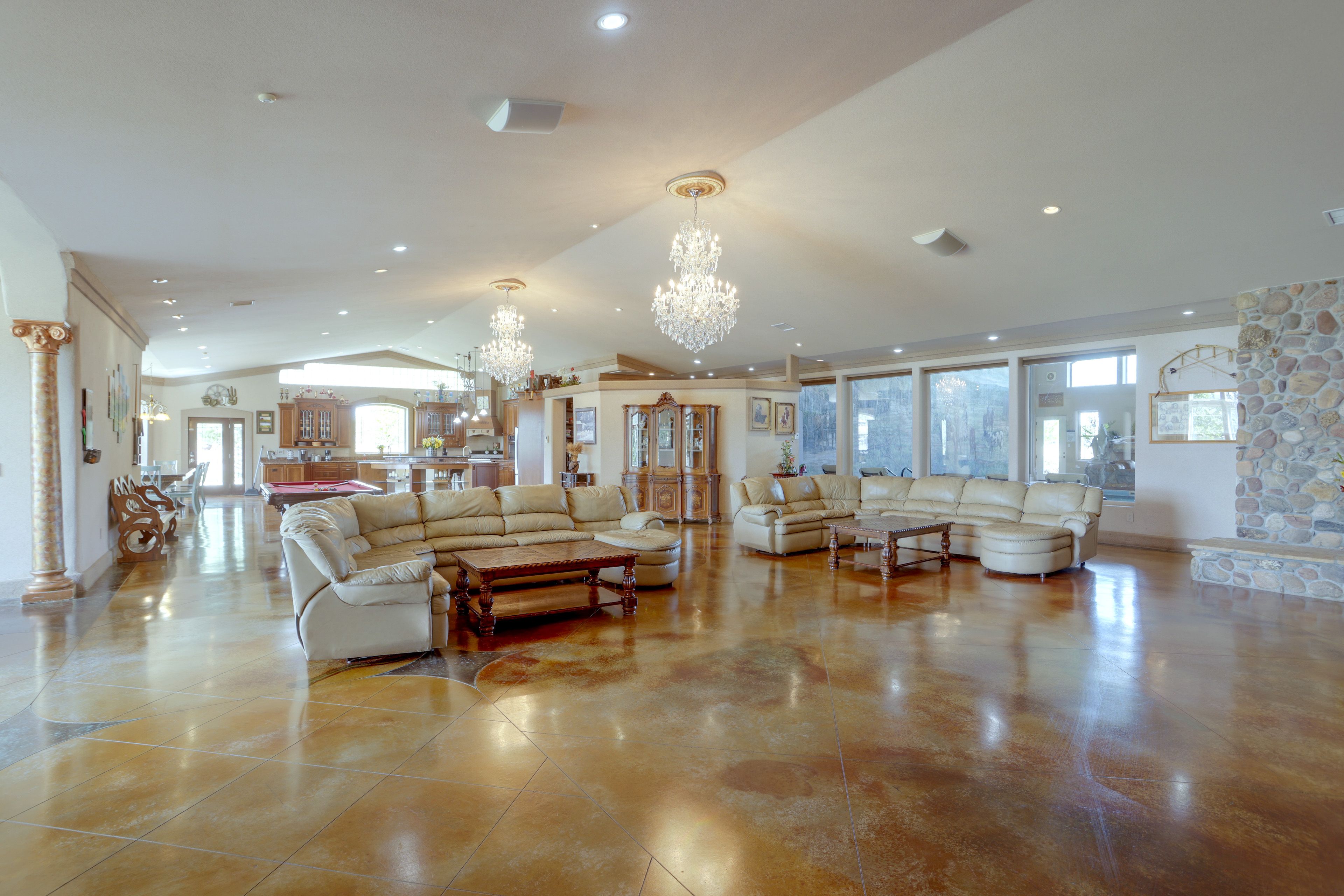 Living Room | 2 Sleeper Sofas | Movie Theater System | Pool Table