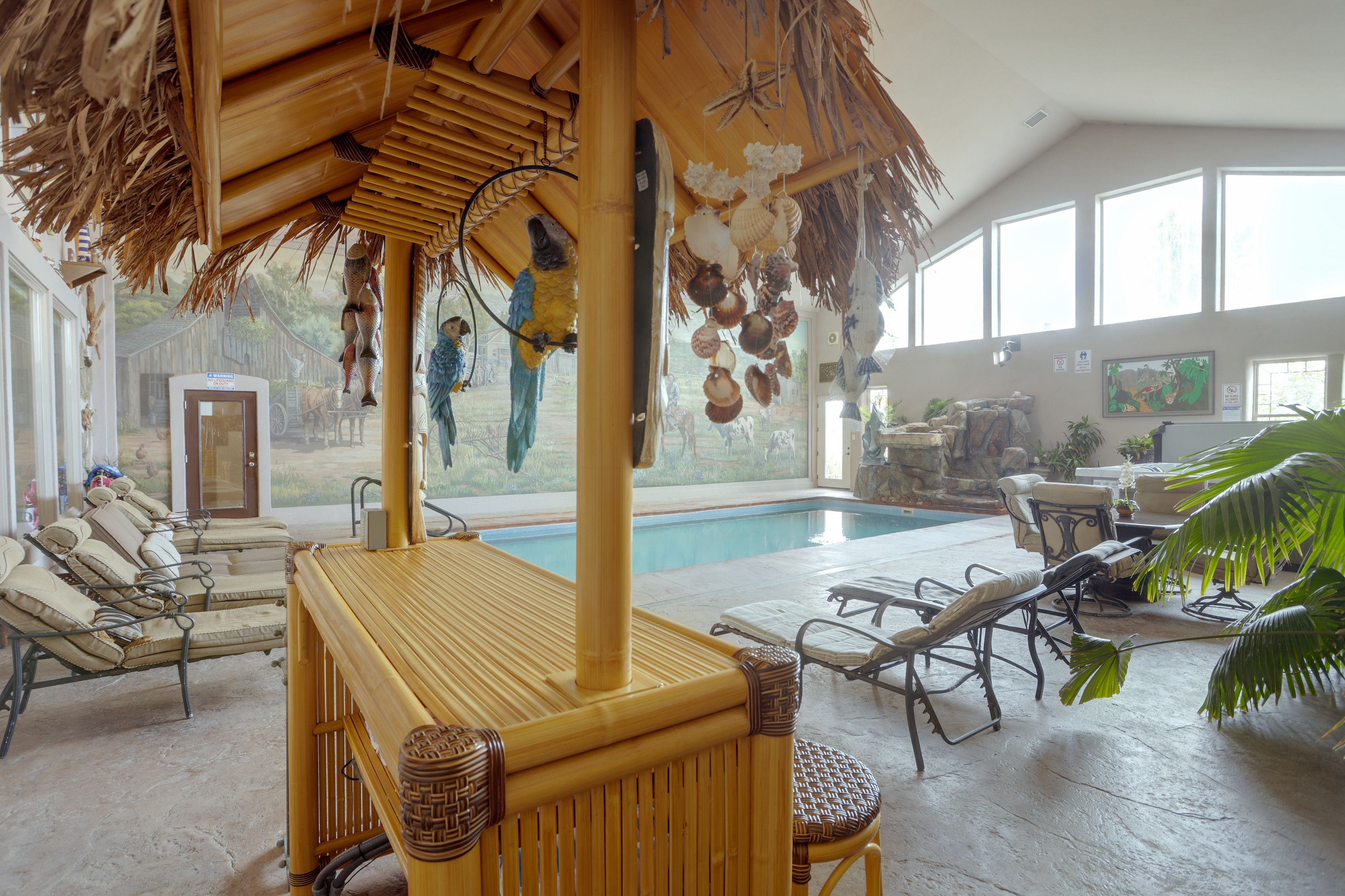 Indoor Pool & Hot Tub | Tropical Bar