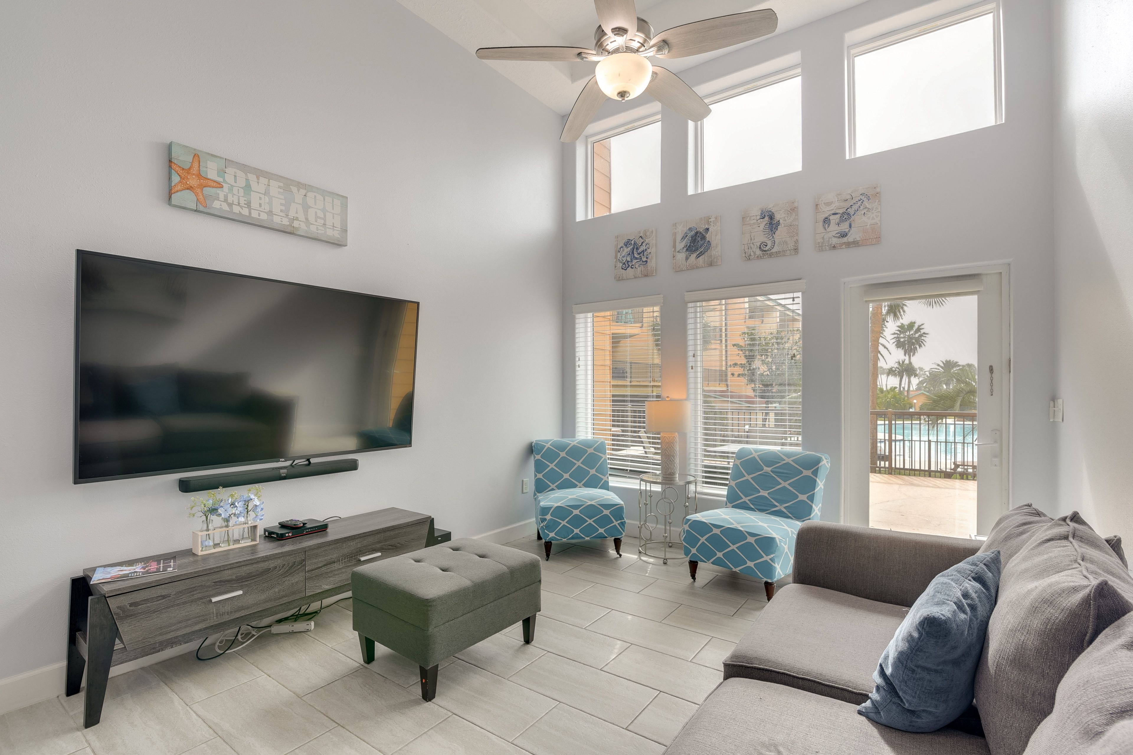 Galveston Vacation Rental | 1BR | 1BA | 800 Sq Ft | Single-Story Interior