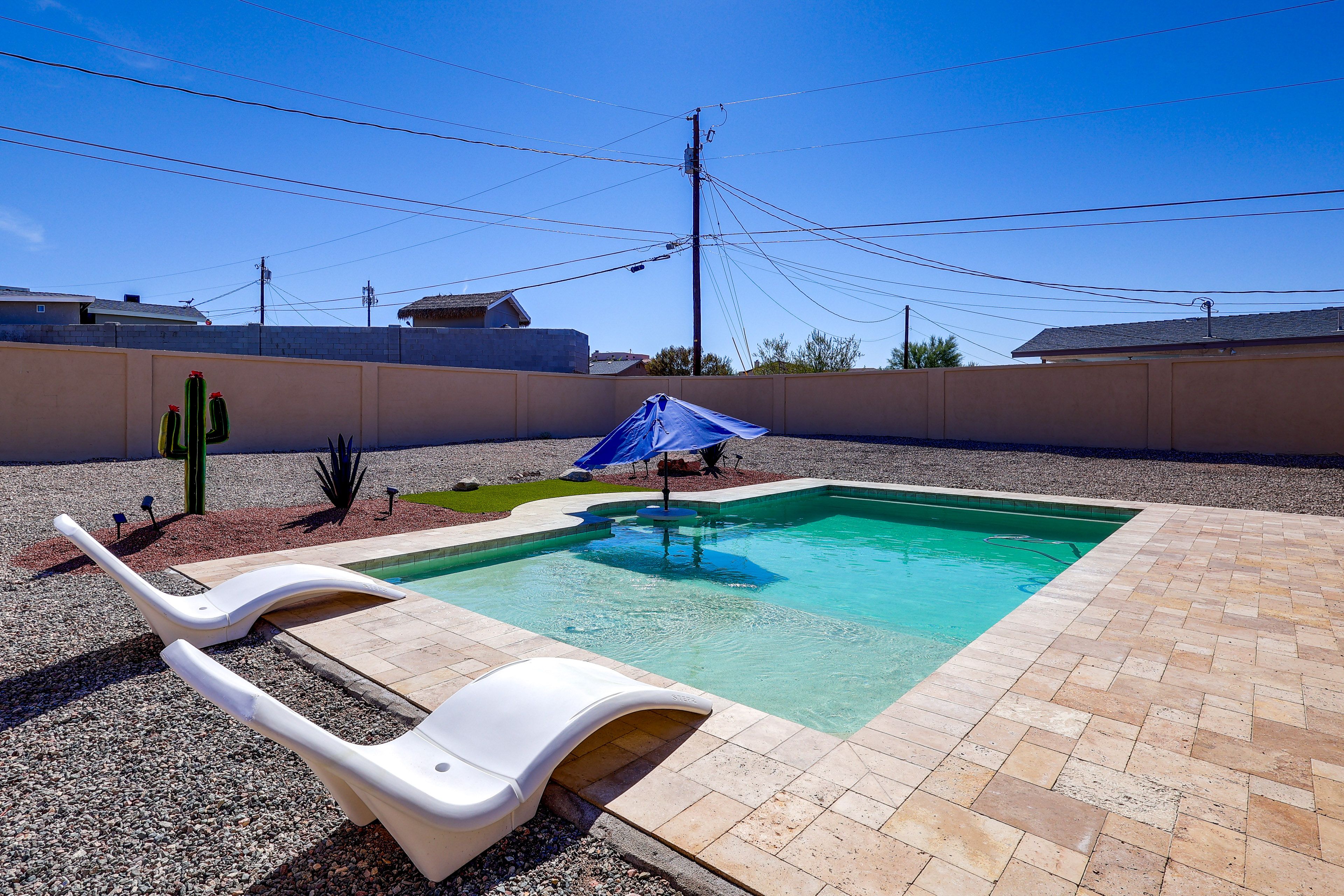 Lake Havasu City Vacation Rental | 3BR | 2BA | 1,320 Sq Ft | 1-Step Entry