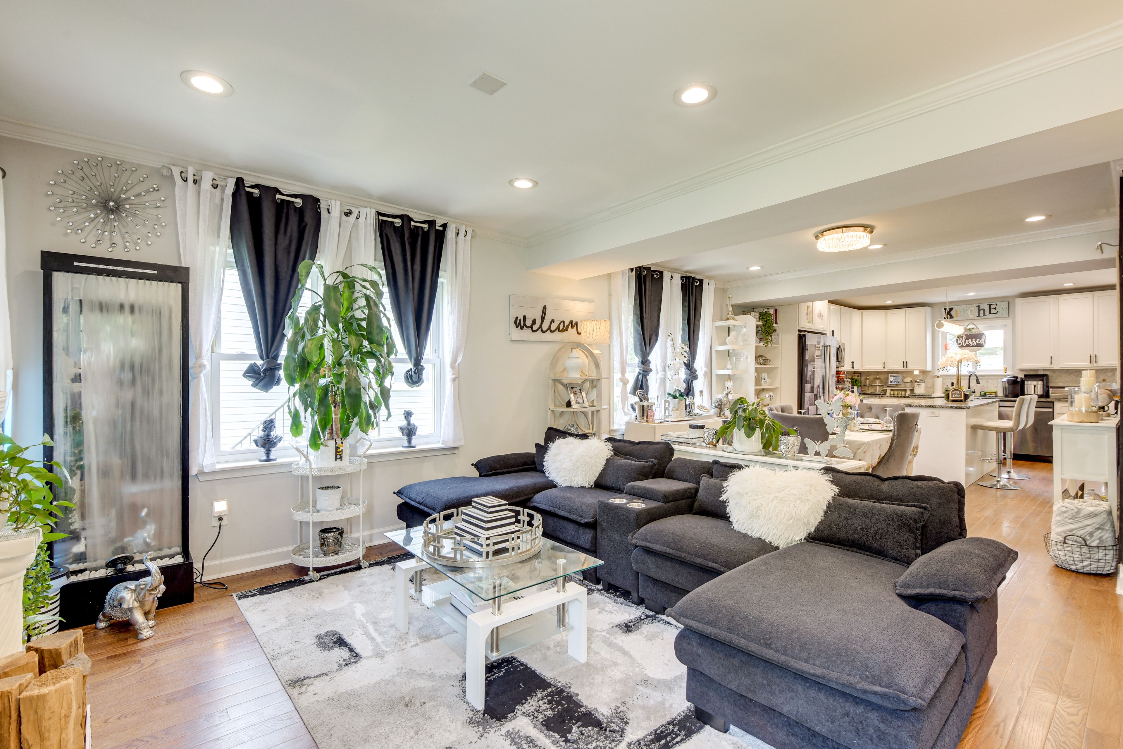 Interior | Open Floor Plan | Central Heat | Window Unit A/C