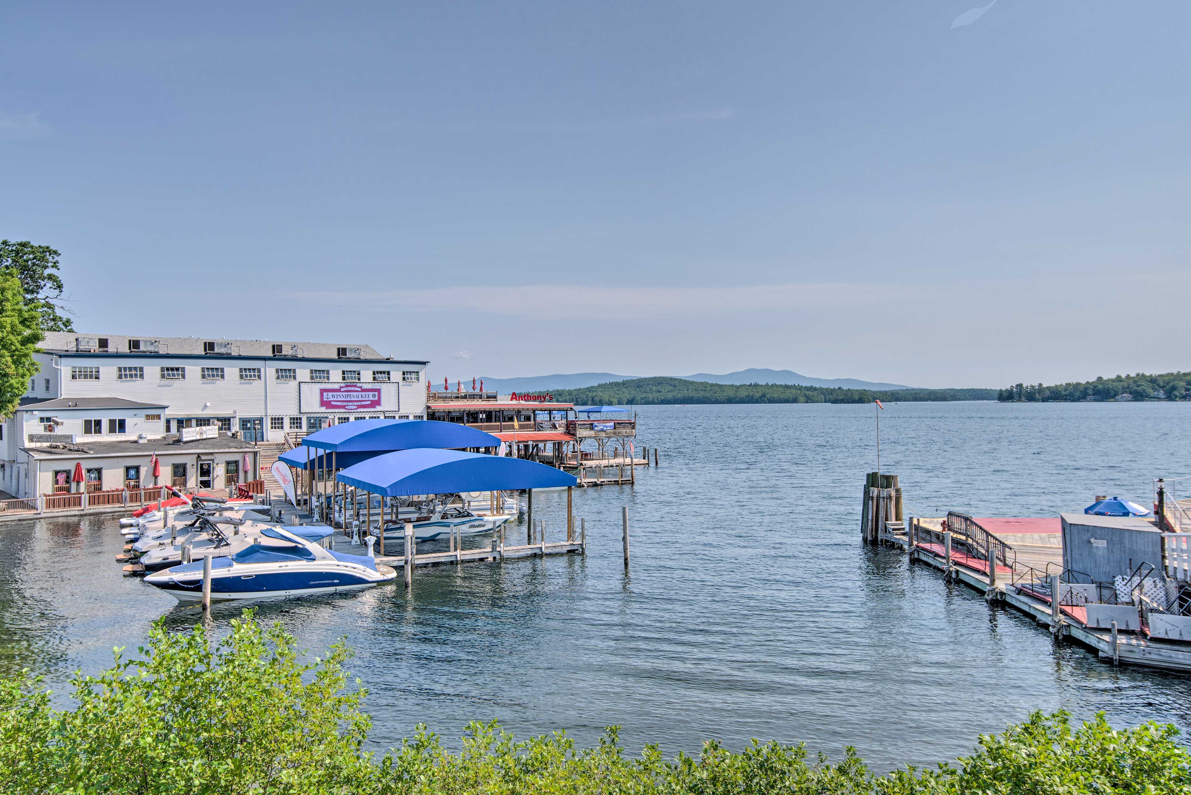 Lake Winnipesaukee Views | Steps Away