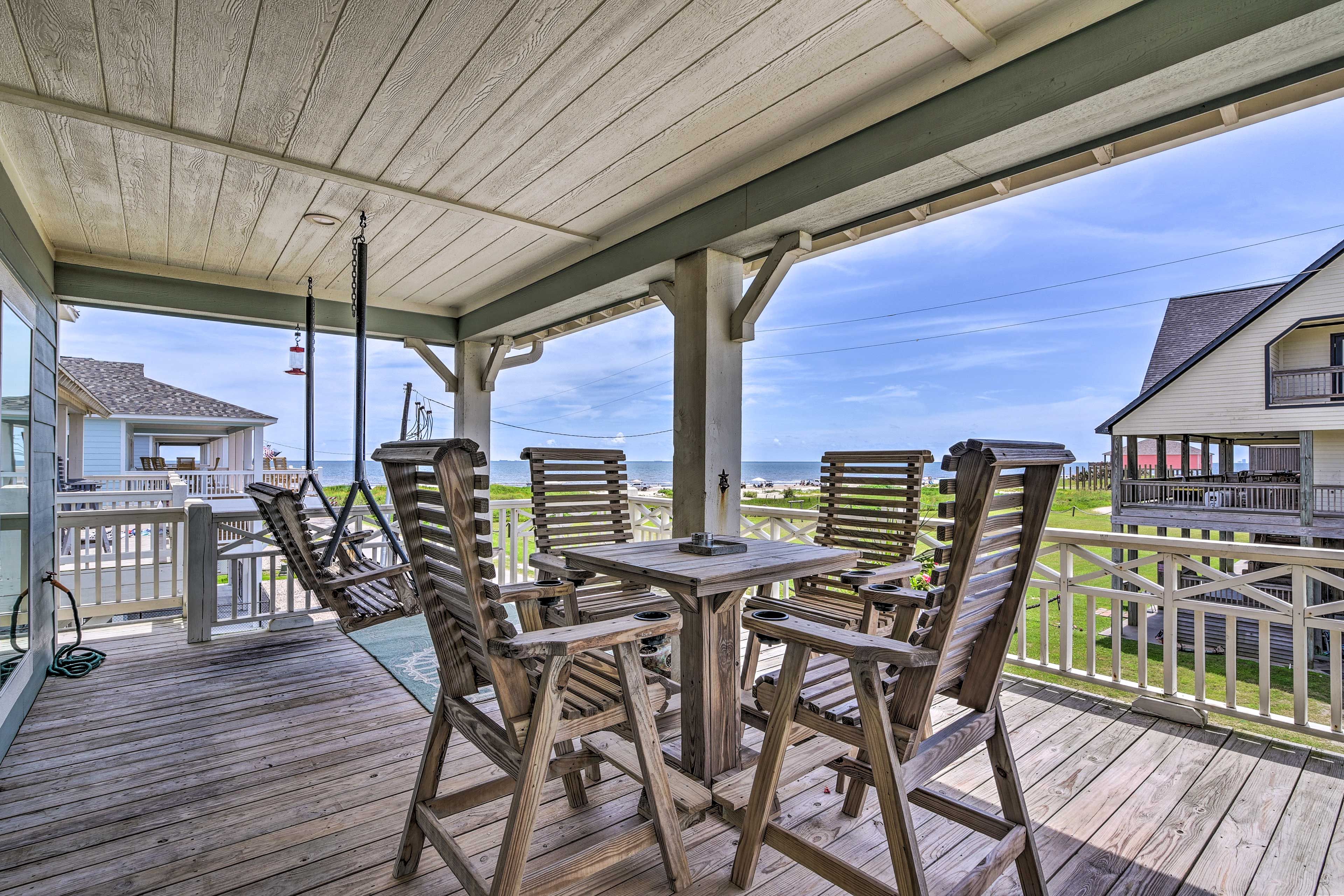 Deck | Stairs Required For Full Outdoor Access