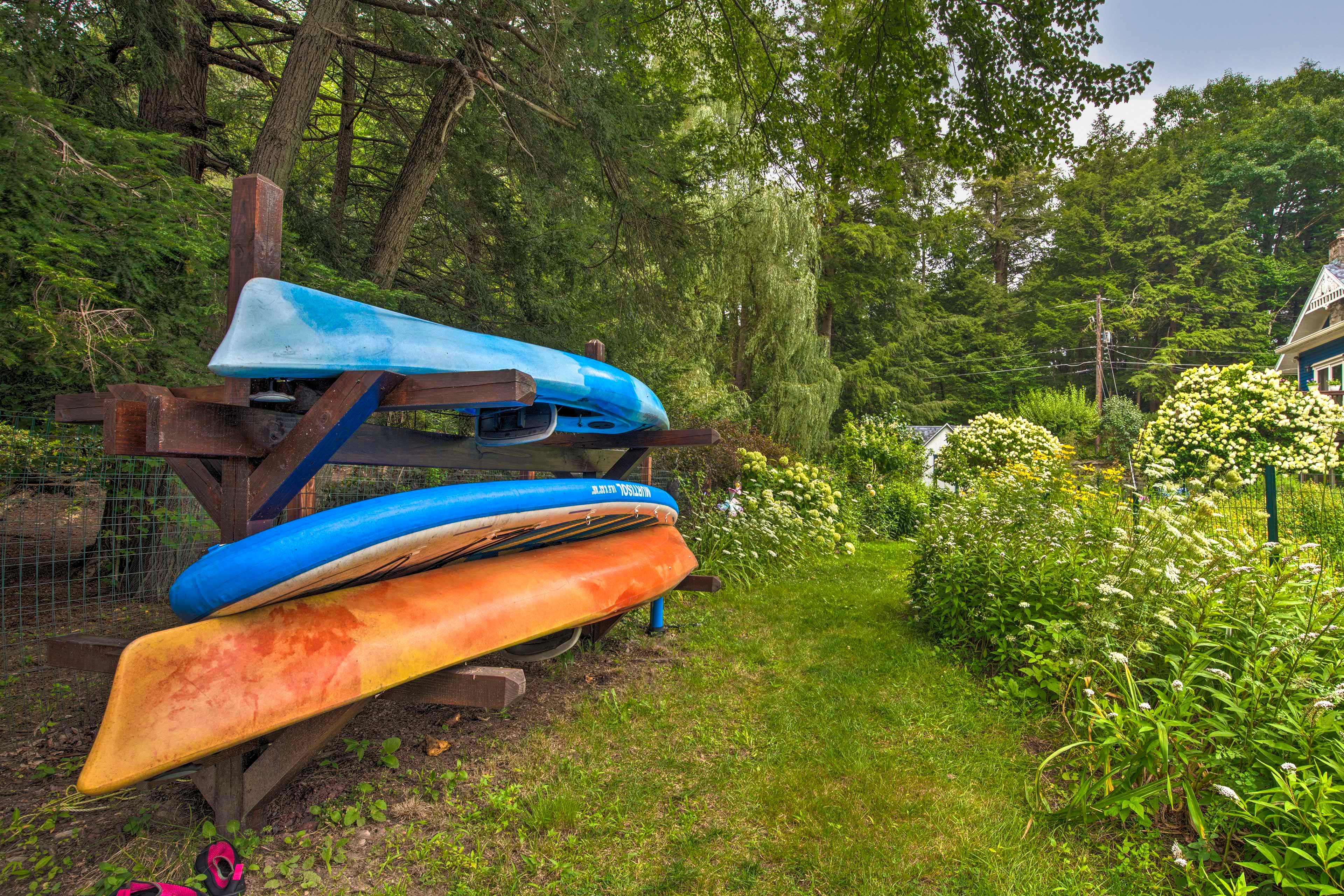 Kayaks & Paddle Board Provided