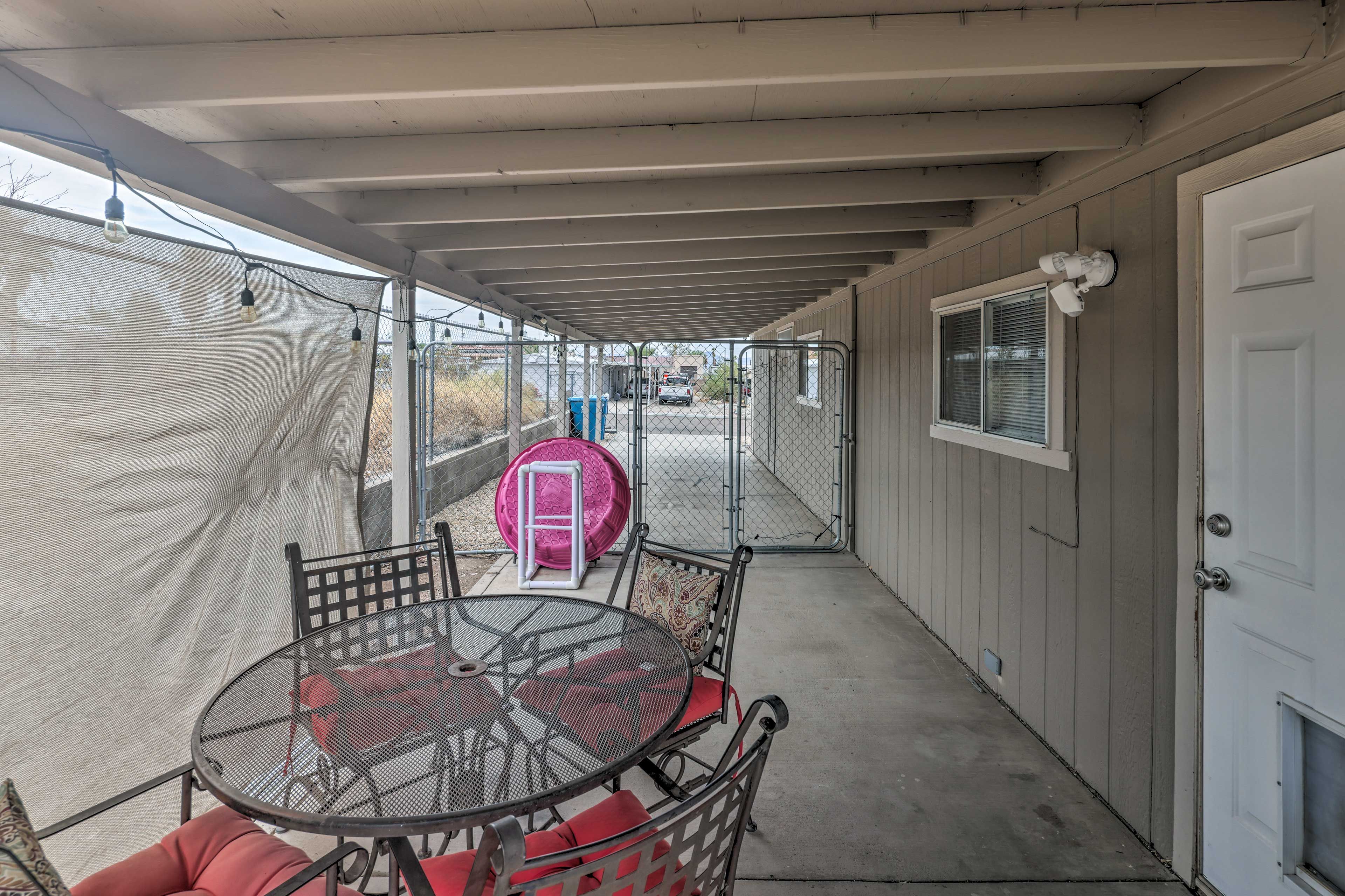 Covered Back Porch