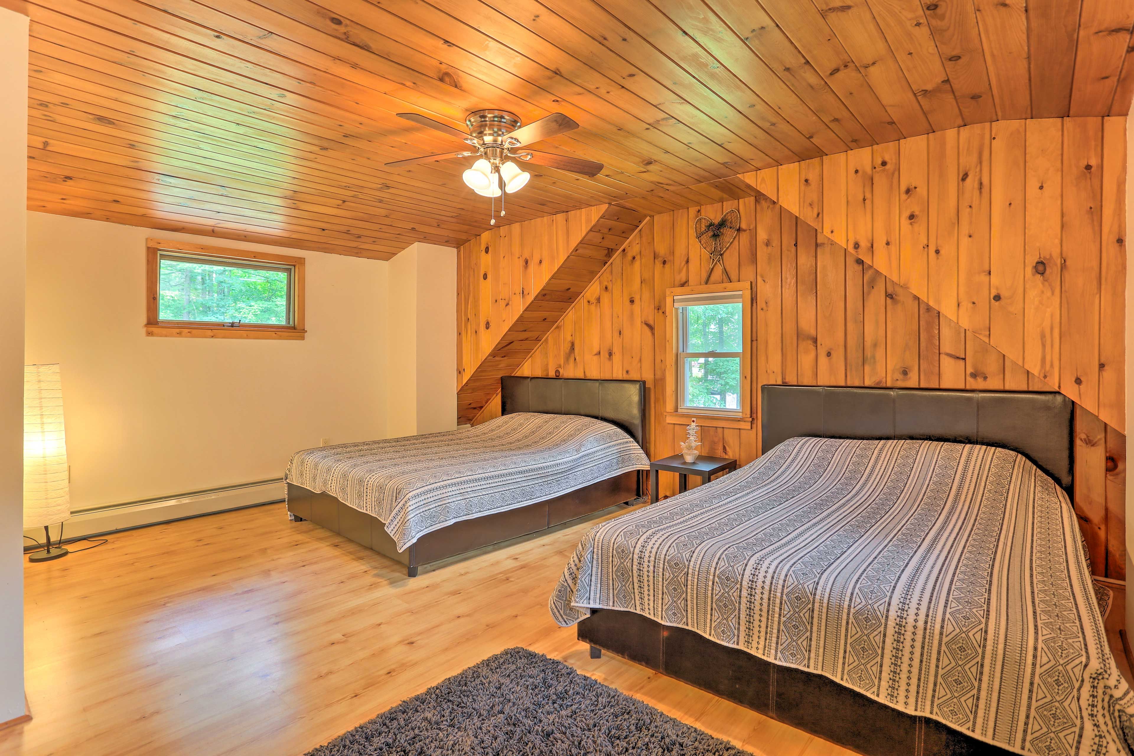 Bedroom 3 | Upper Level | 2 Queen Beds