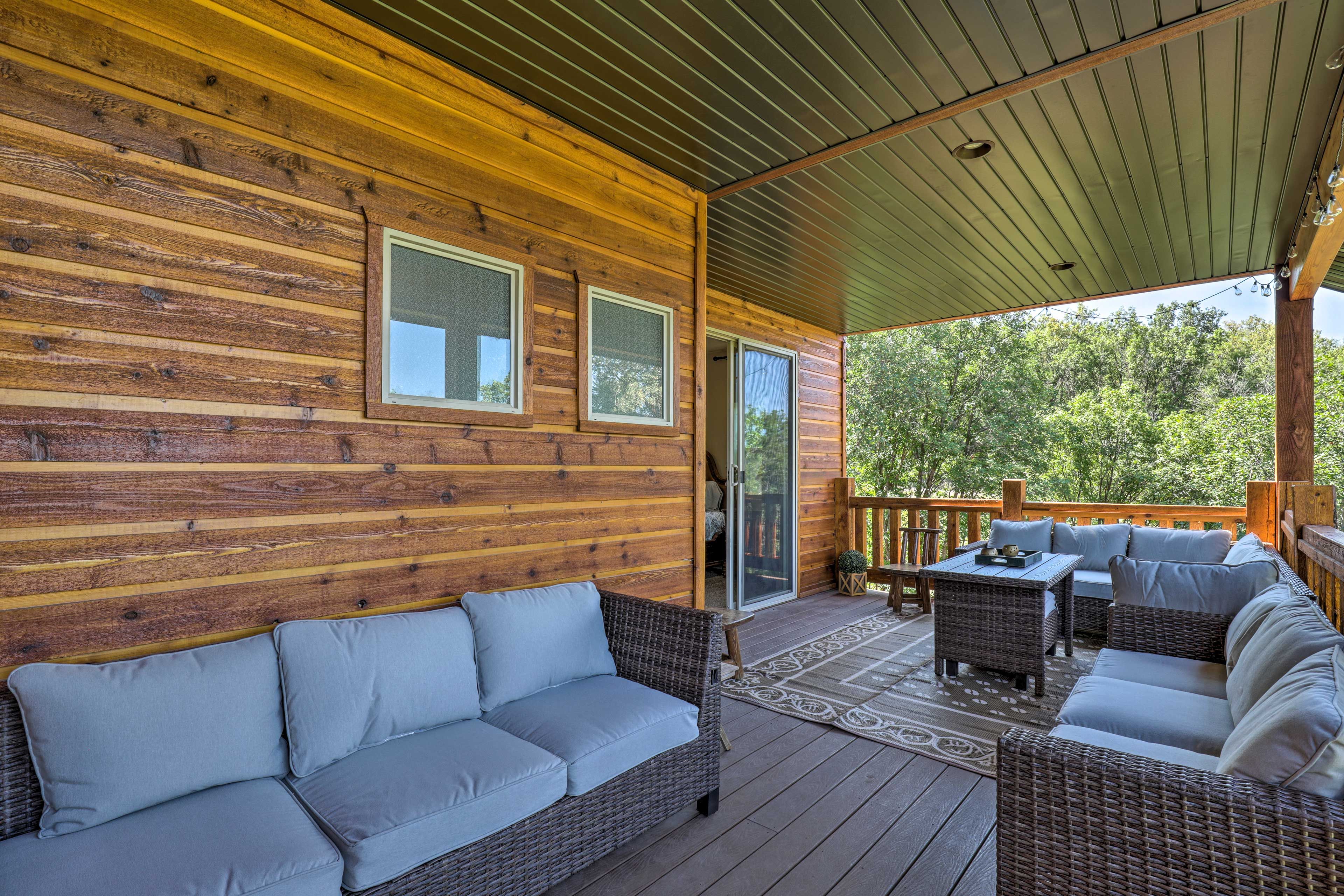 Furnished Deck | Accessible via Bedroom 1