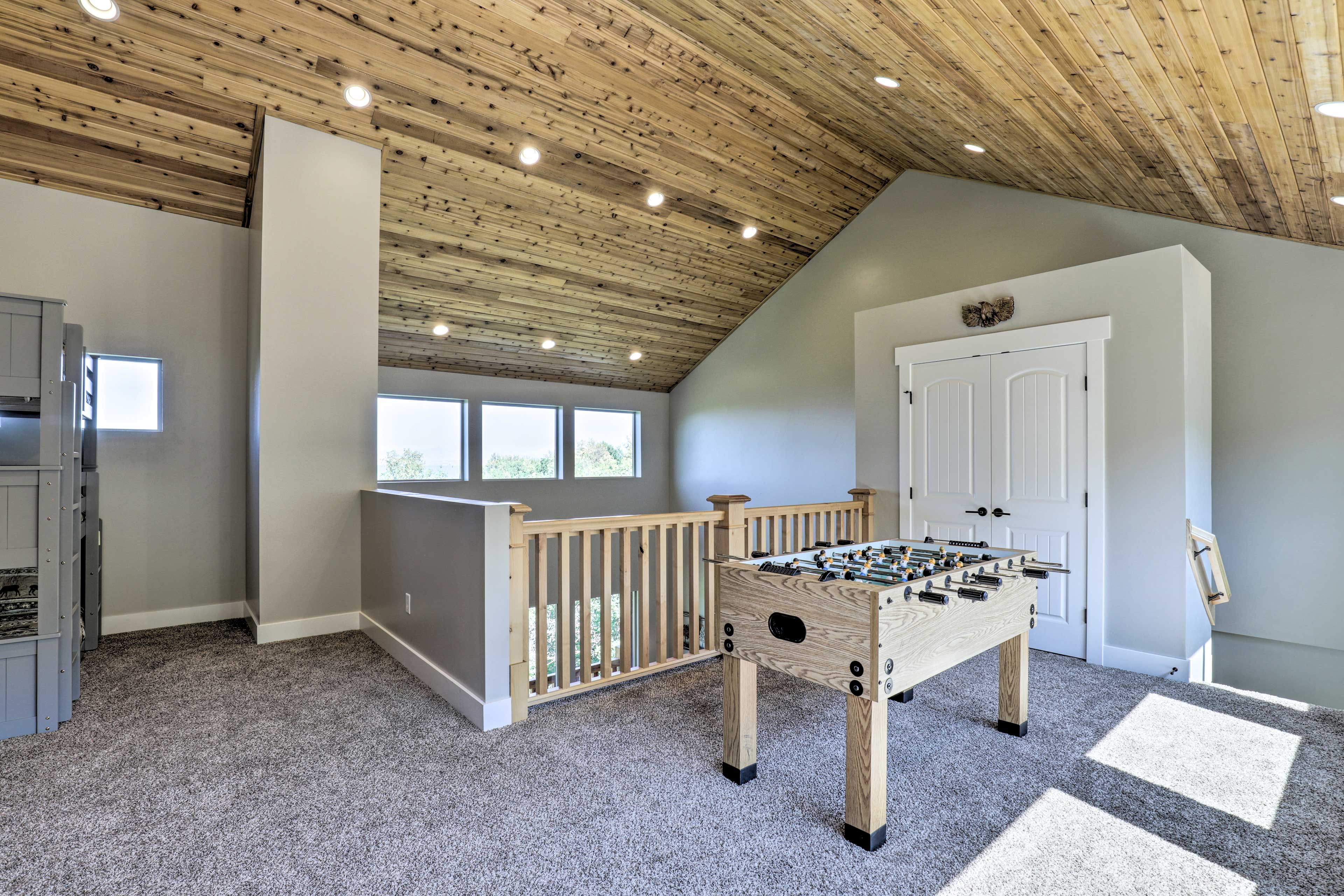 Loft | Foosball Table | Stairs Required to Access
