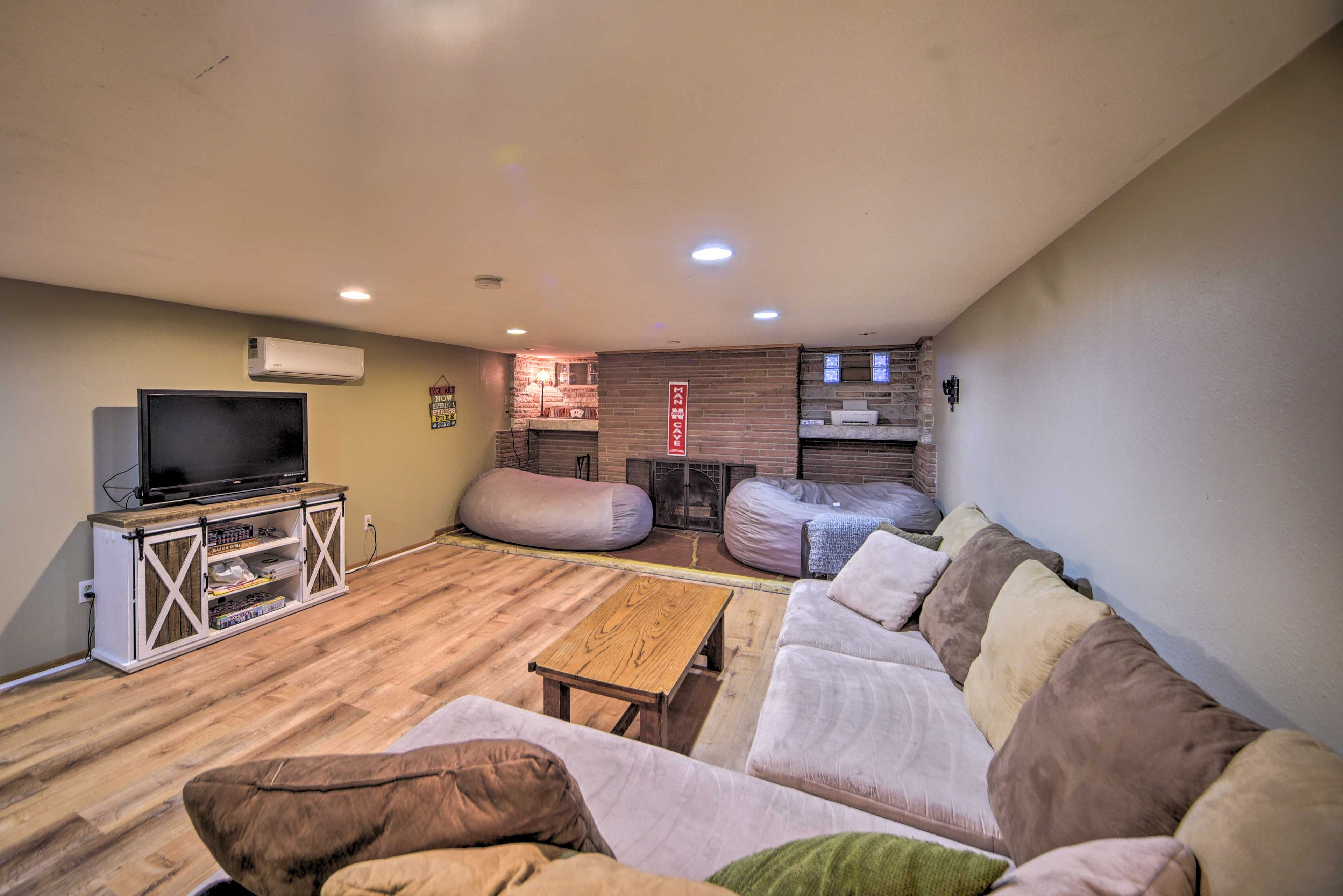 Downstairs Game Room | Foosball | Futon