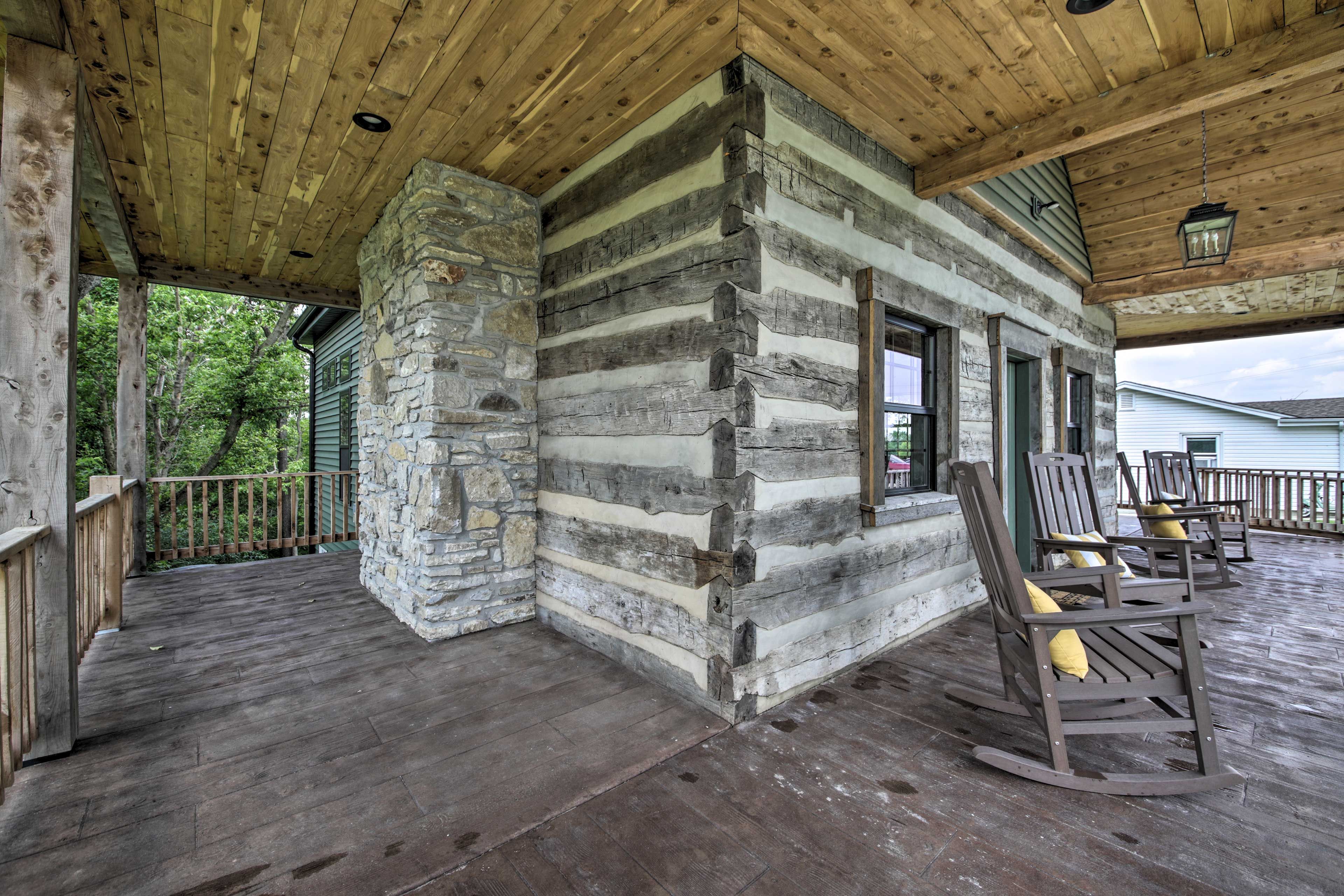 Wraparound Deck | Rocking Chairs