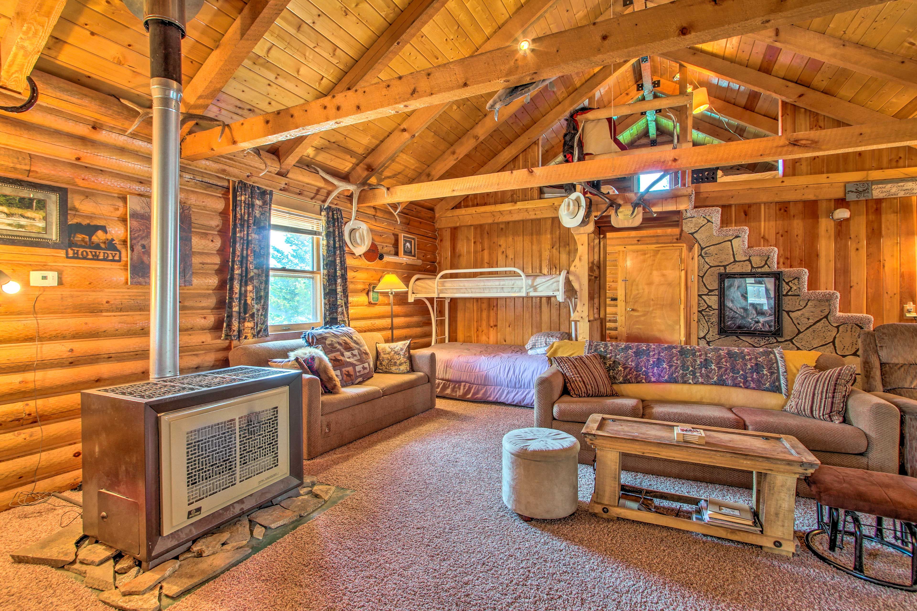 Living Room | 2 Sleeper Sofas | Twin Bunk Bed | Electric Heat