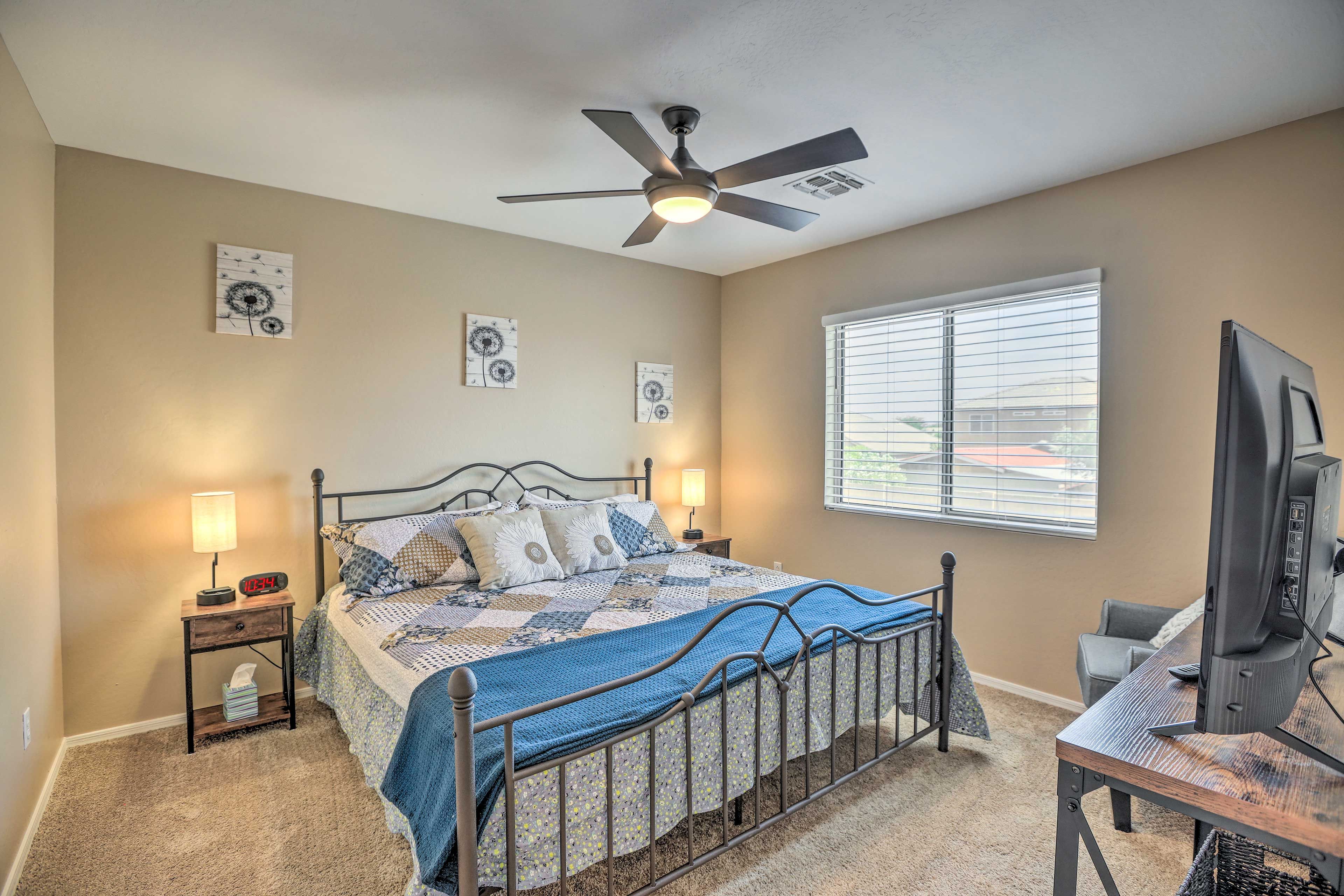 Bedroom 1 | 2nd Floor | King Bed