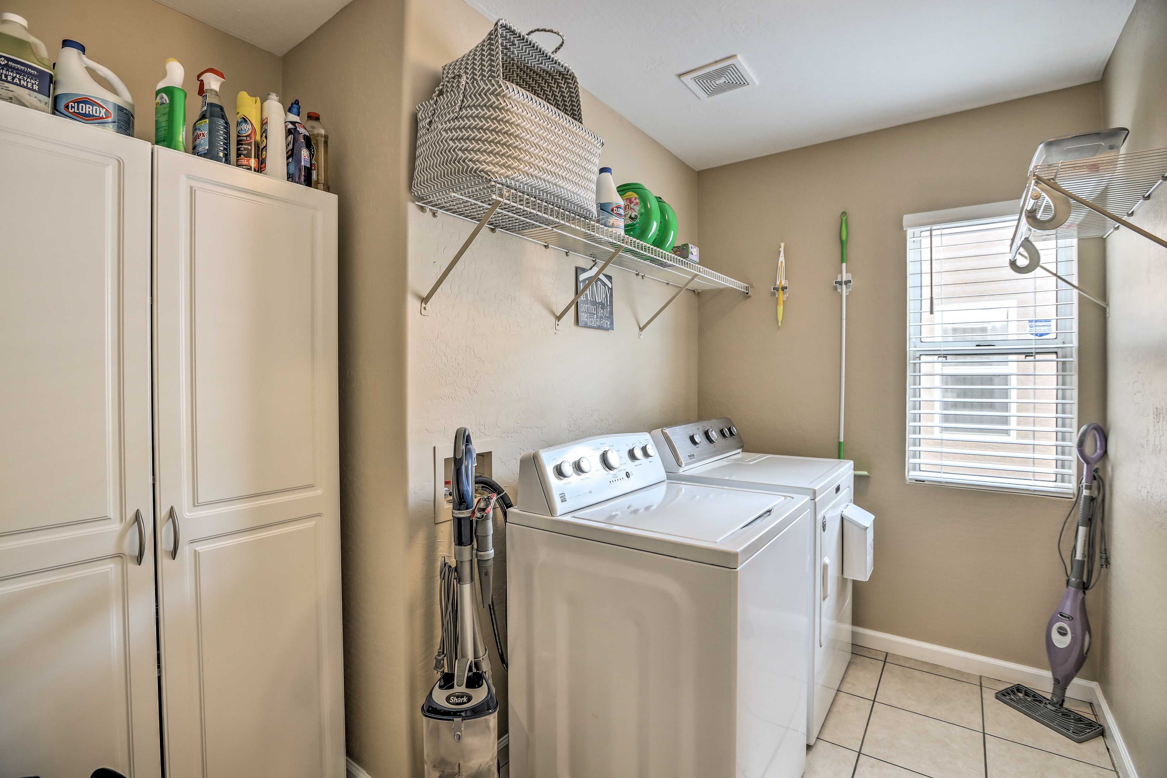 Laundry Room | Detergent Provided
