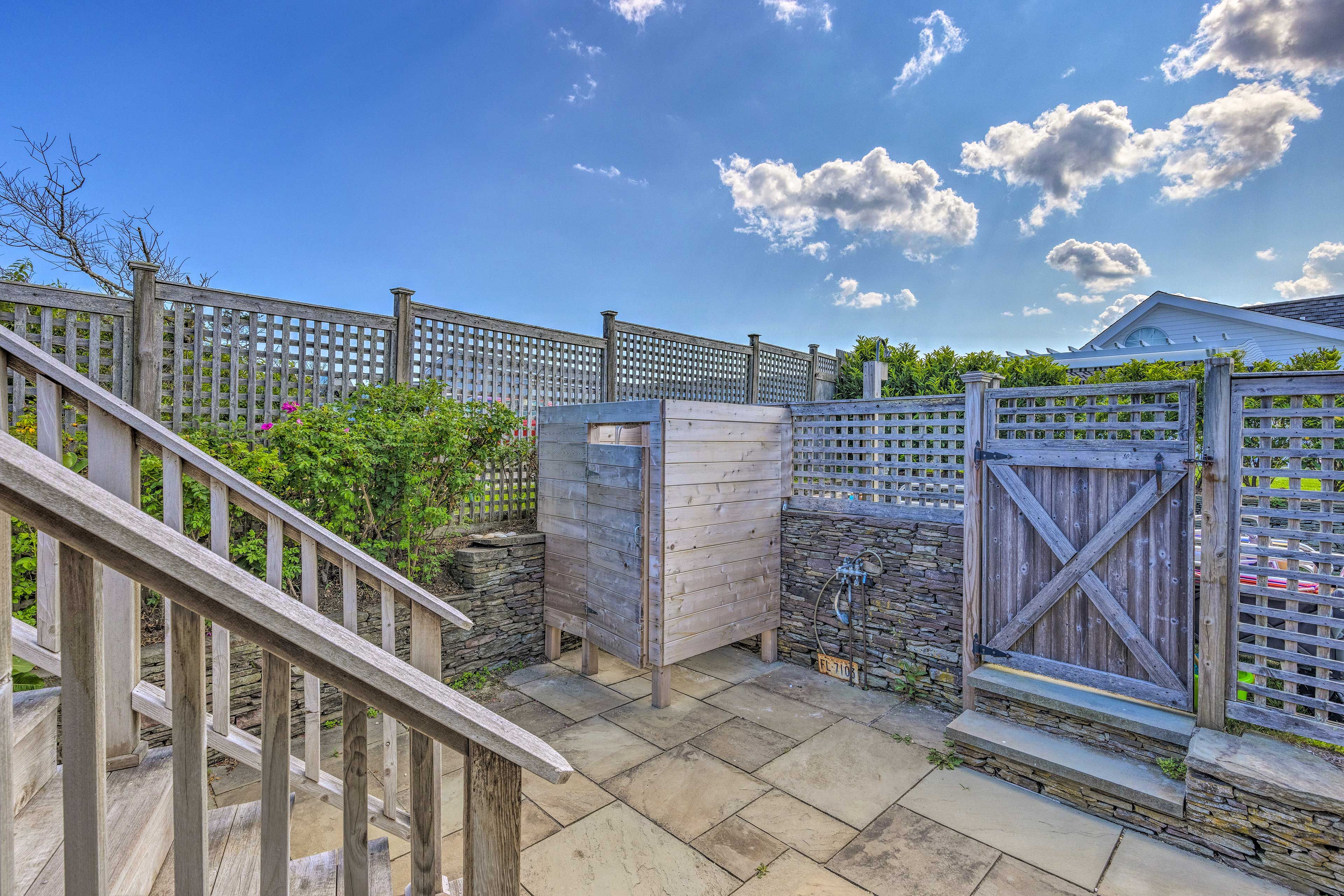 Private Patio | Shared Driveway (1 Vehicle)