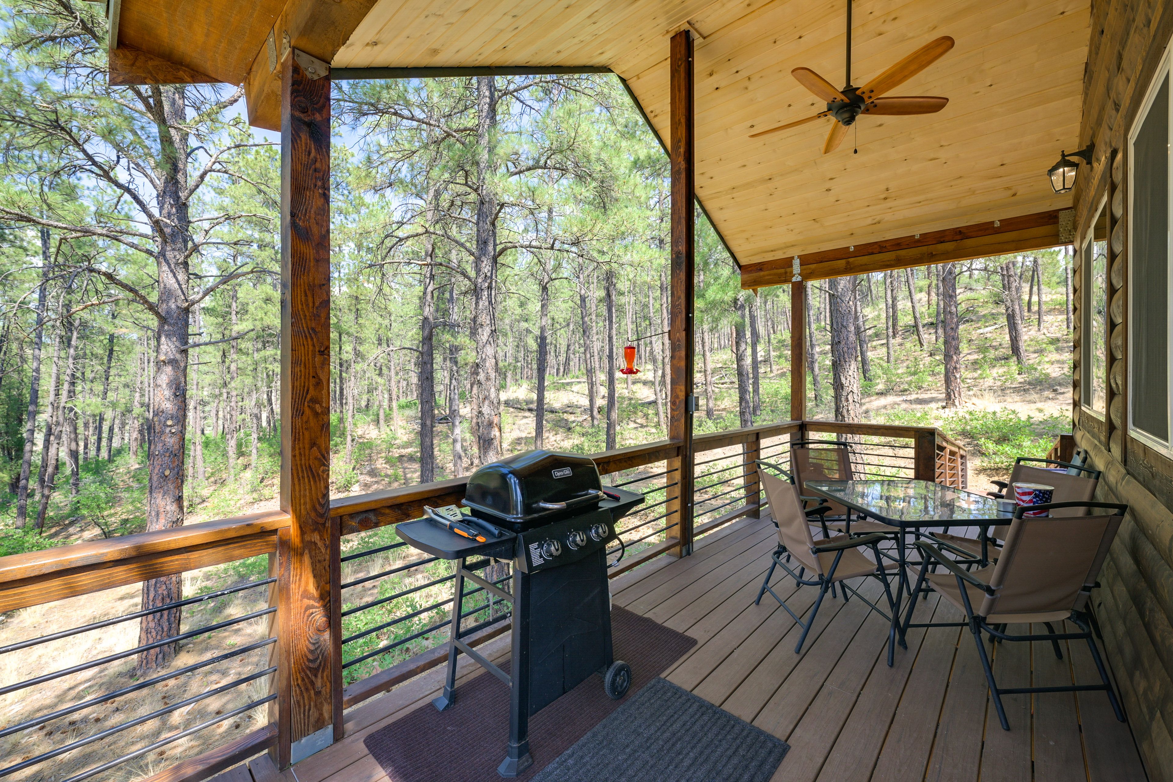 Private Deck | Gas Grill | Small Gas Fire Bowl