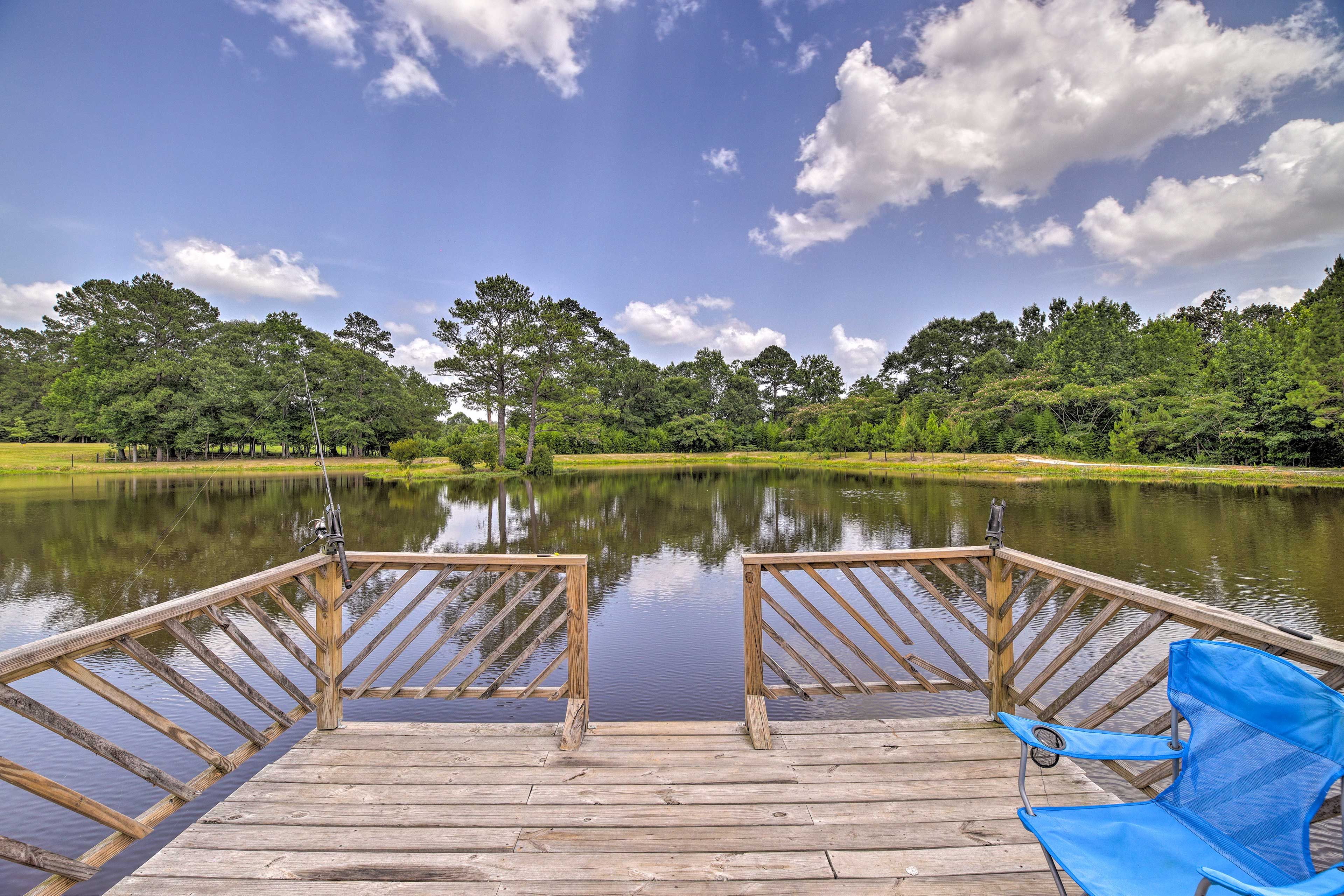 Lake Access On-Site | Fishing Dock