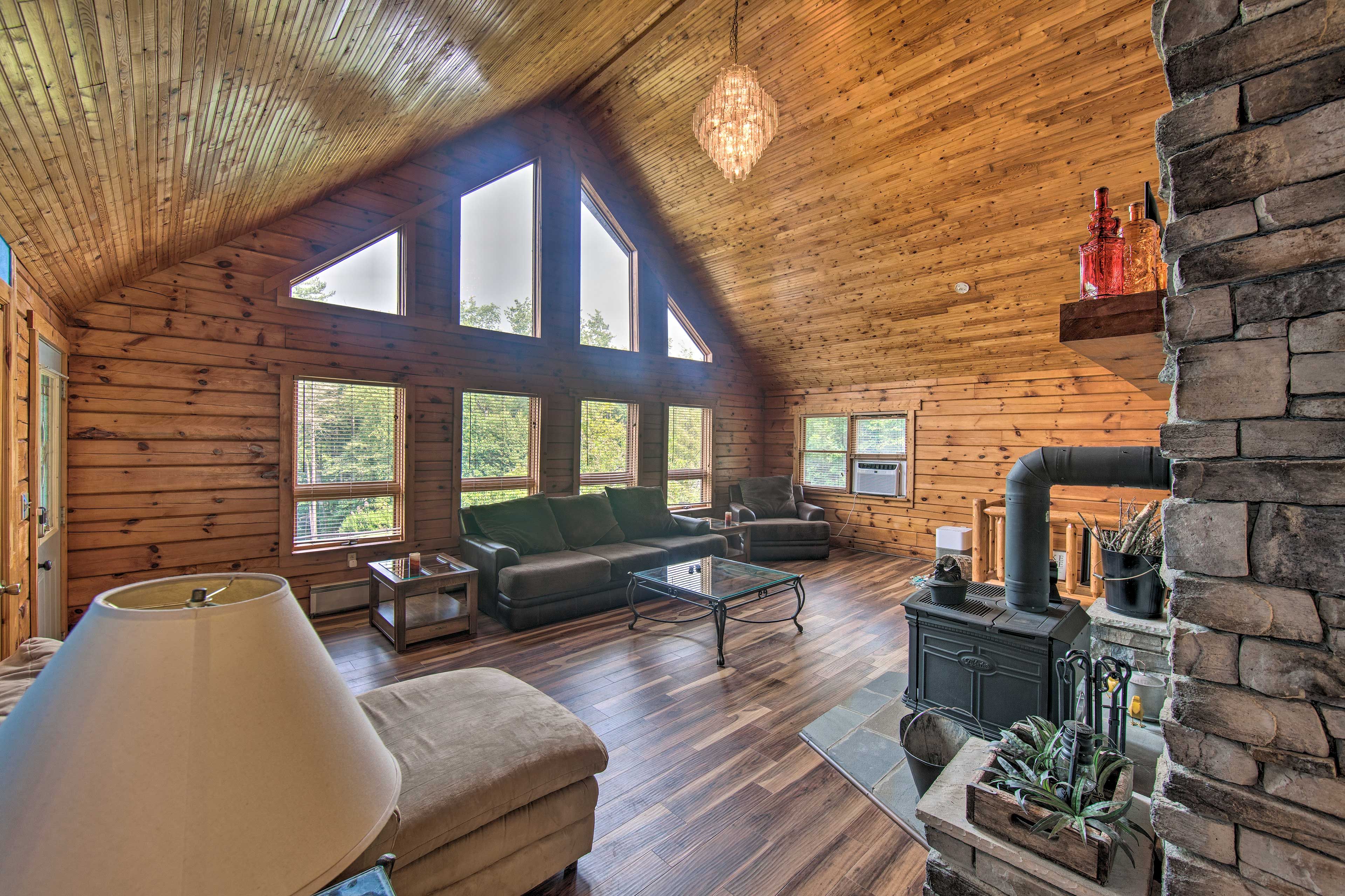Living Room | Main Floor | Mini-Split HVAC Unit | Free WiFi (High-Speed)