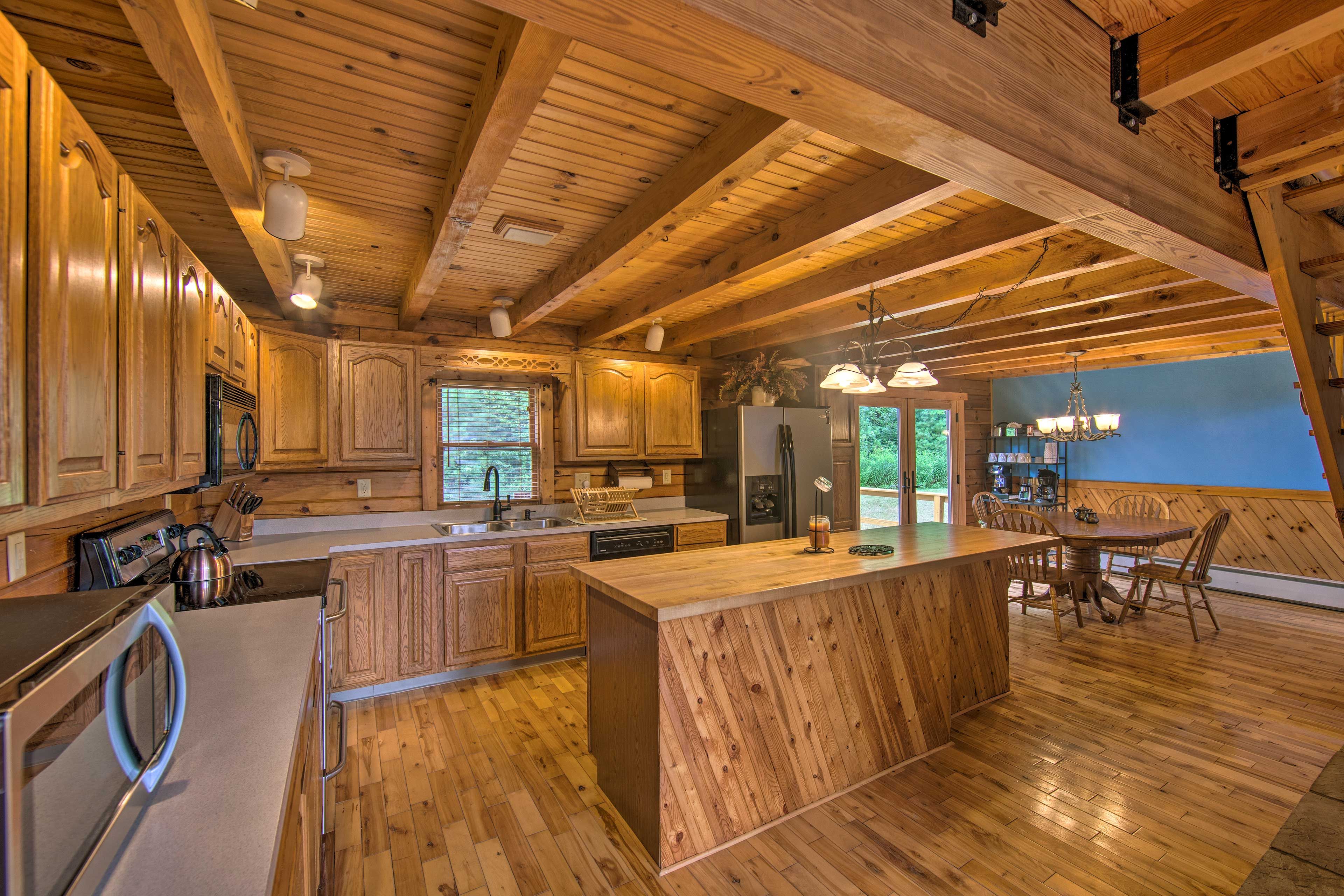 Kitchen | Main Floor | Fully Equipped | Cooking Basics & Spices
