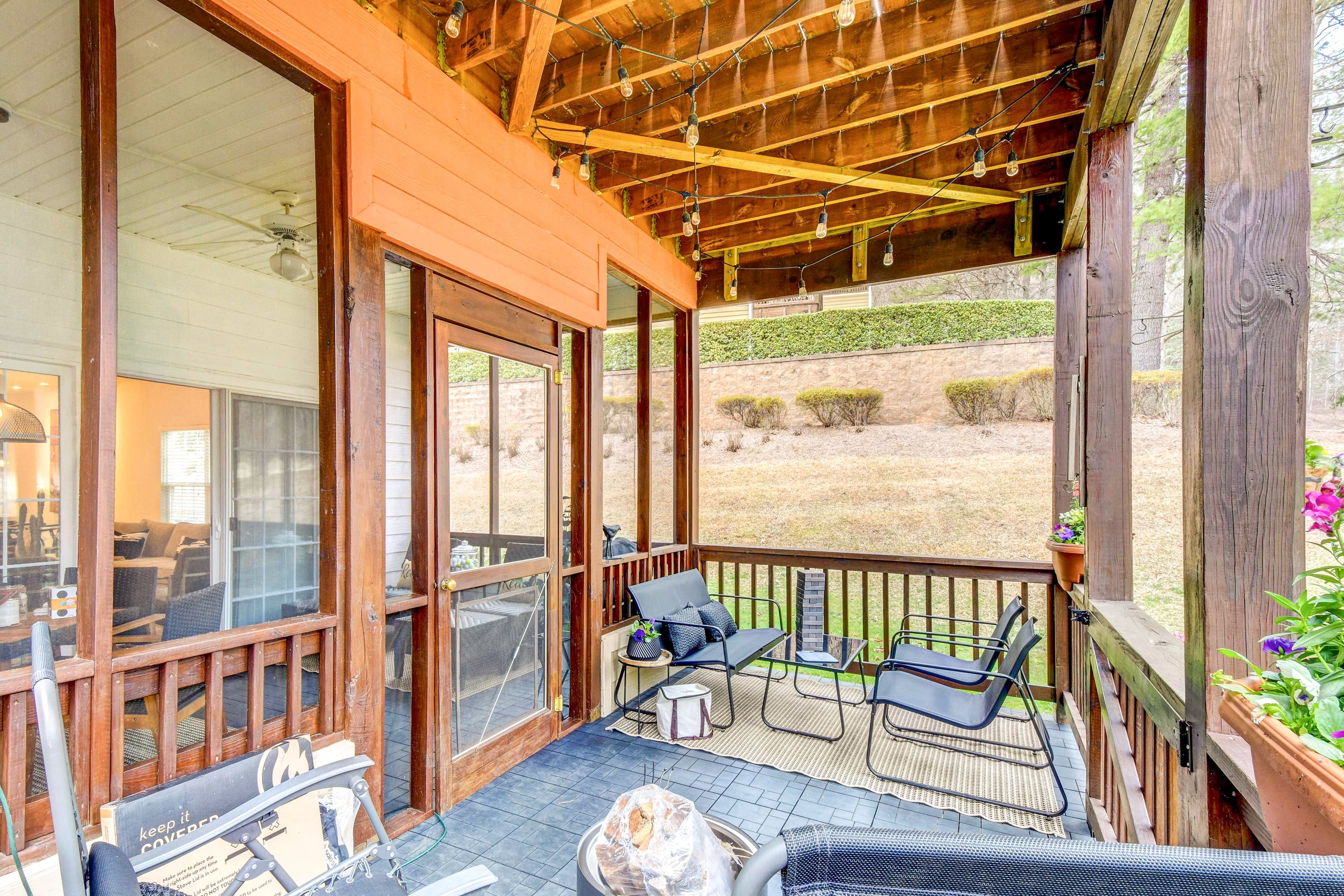 Open Porch | Charcoal Grill | Fire Pit