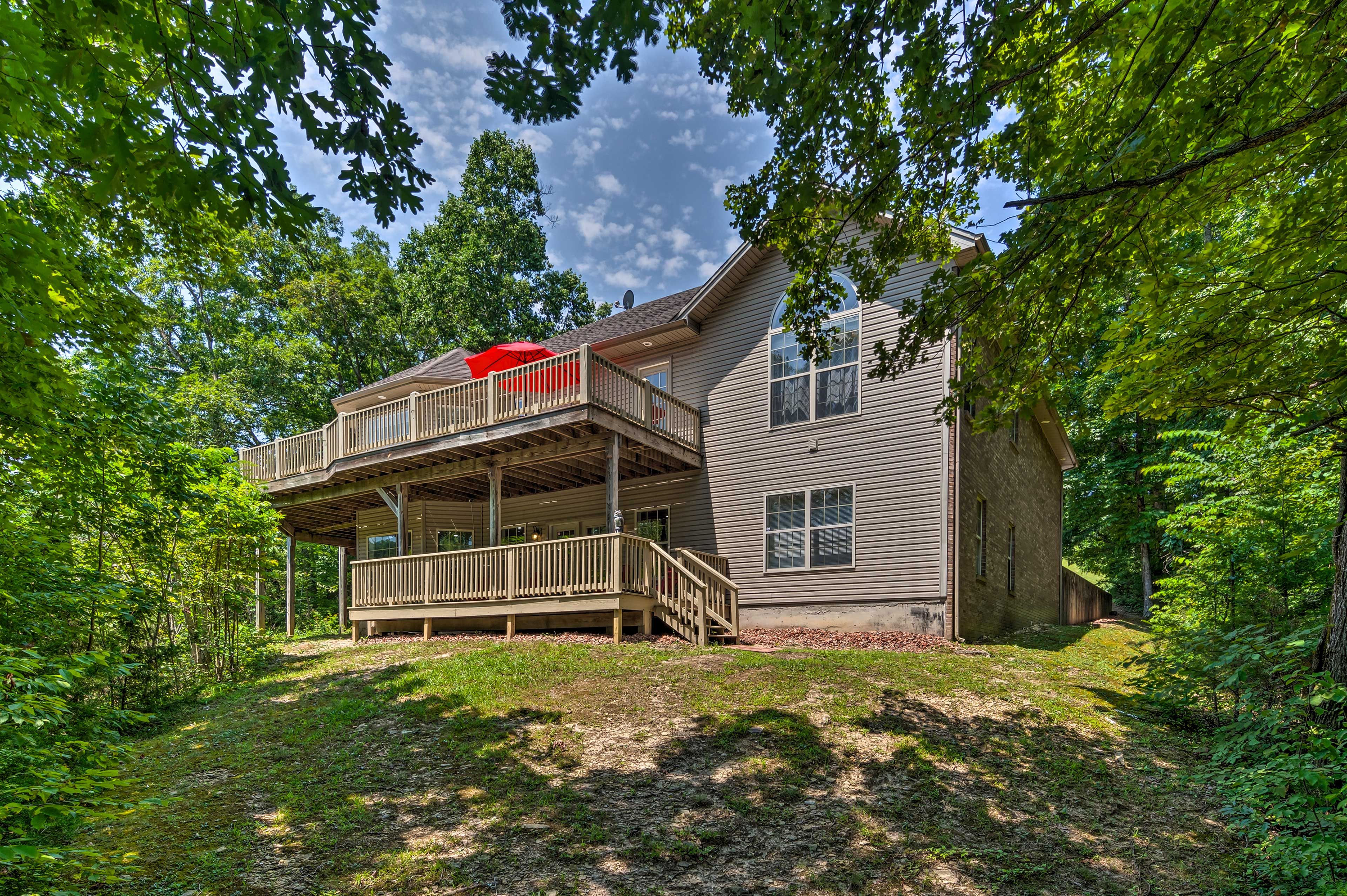 Home Exterior | Back Yard | 1 Acre Private Land