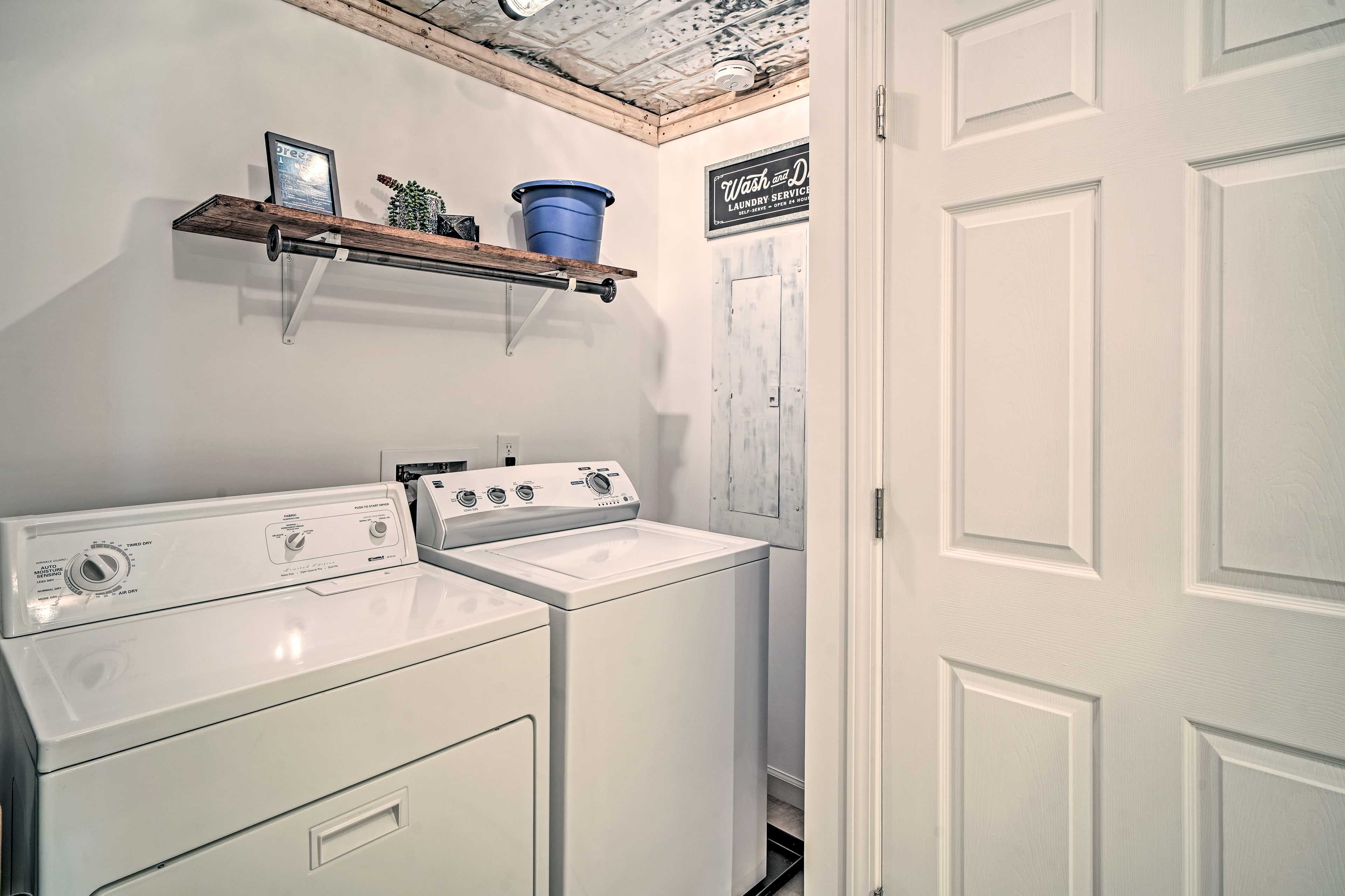 Laundry Room | Detergent Provided