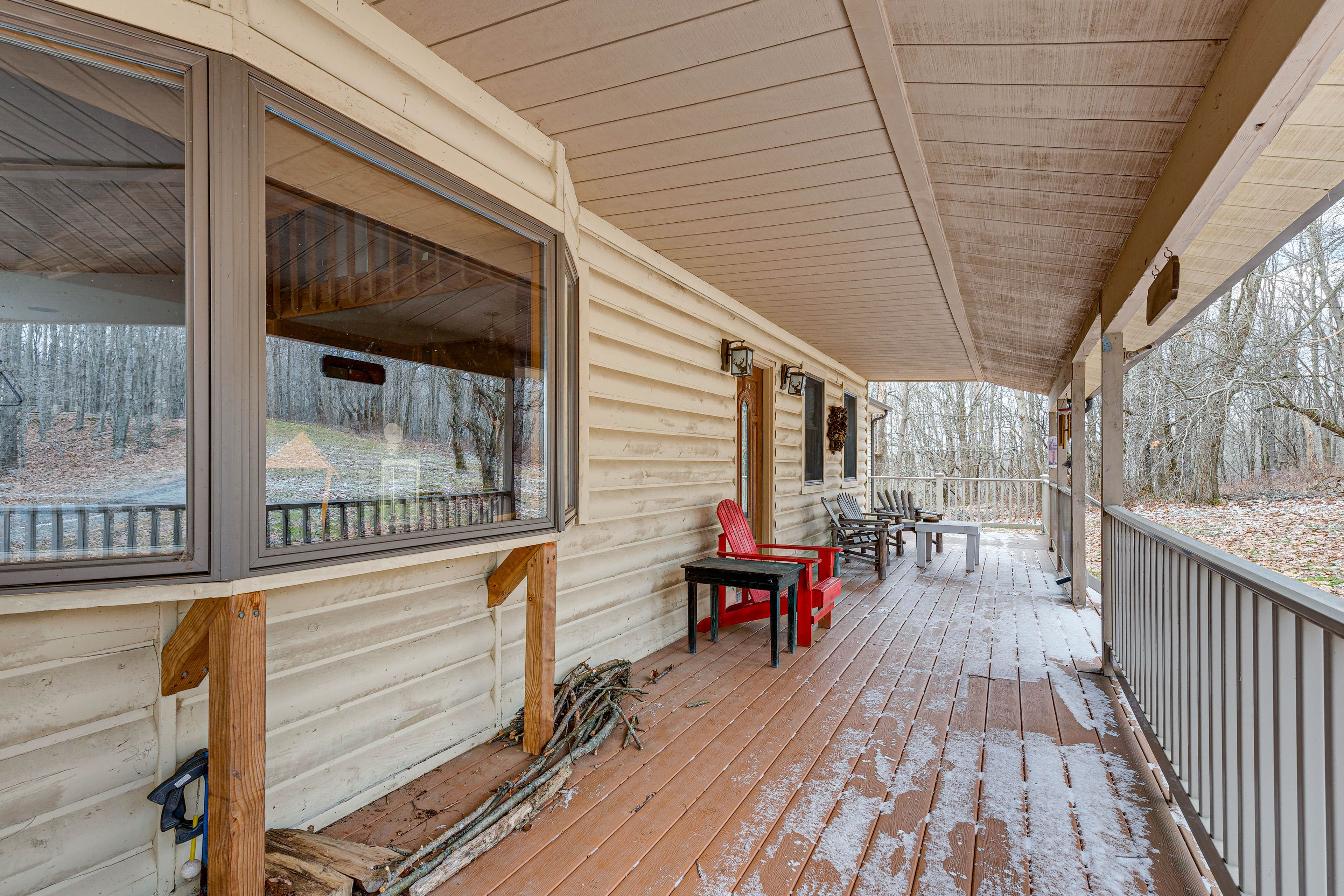 Front Porch | Wooded Views