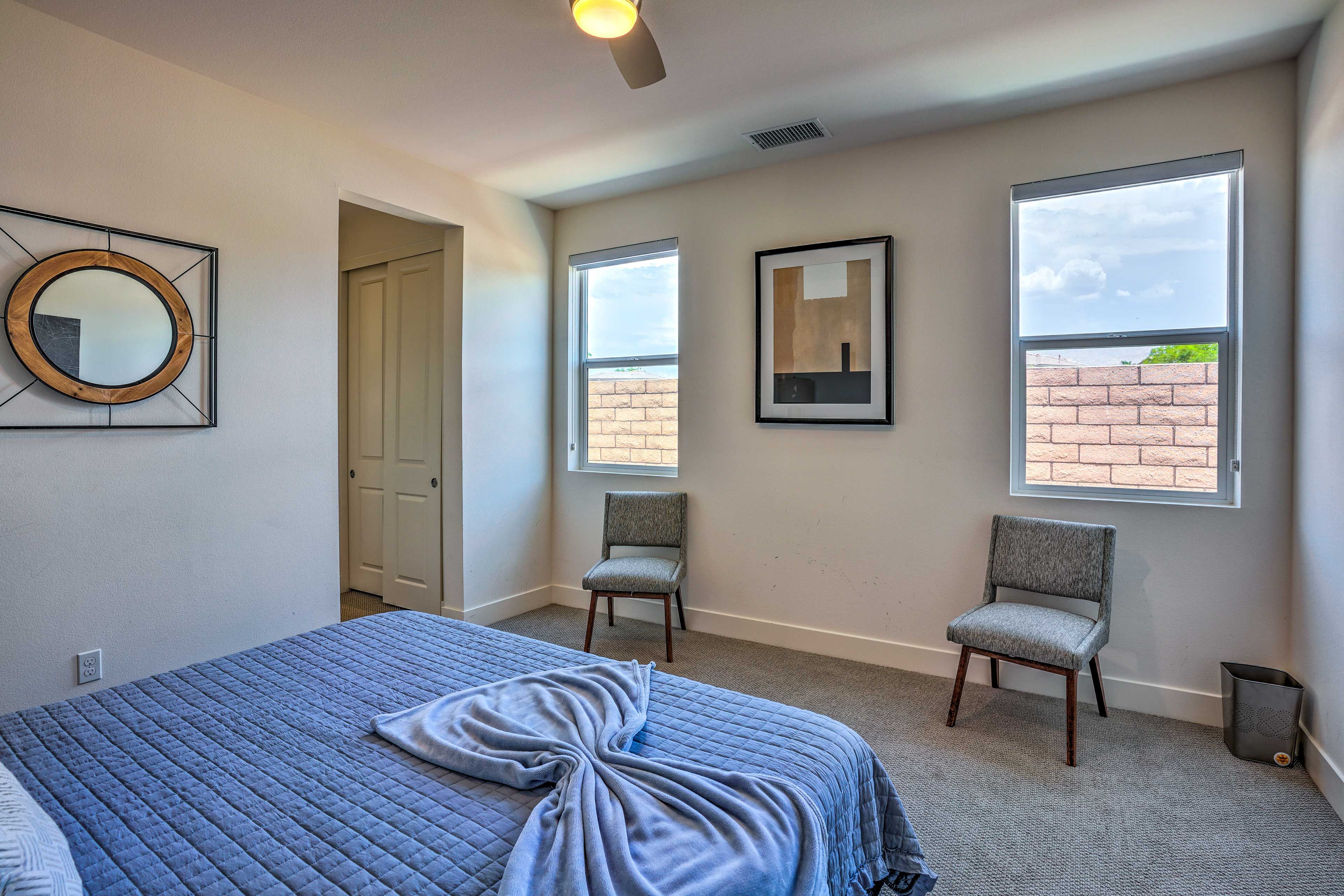 Bedroom 4 | California King Bed | 1st Floor