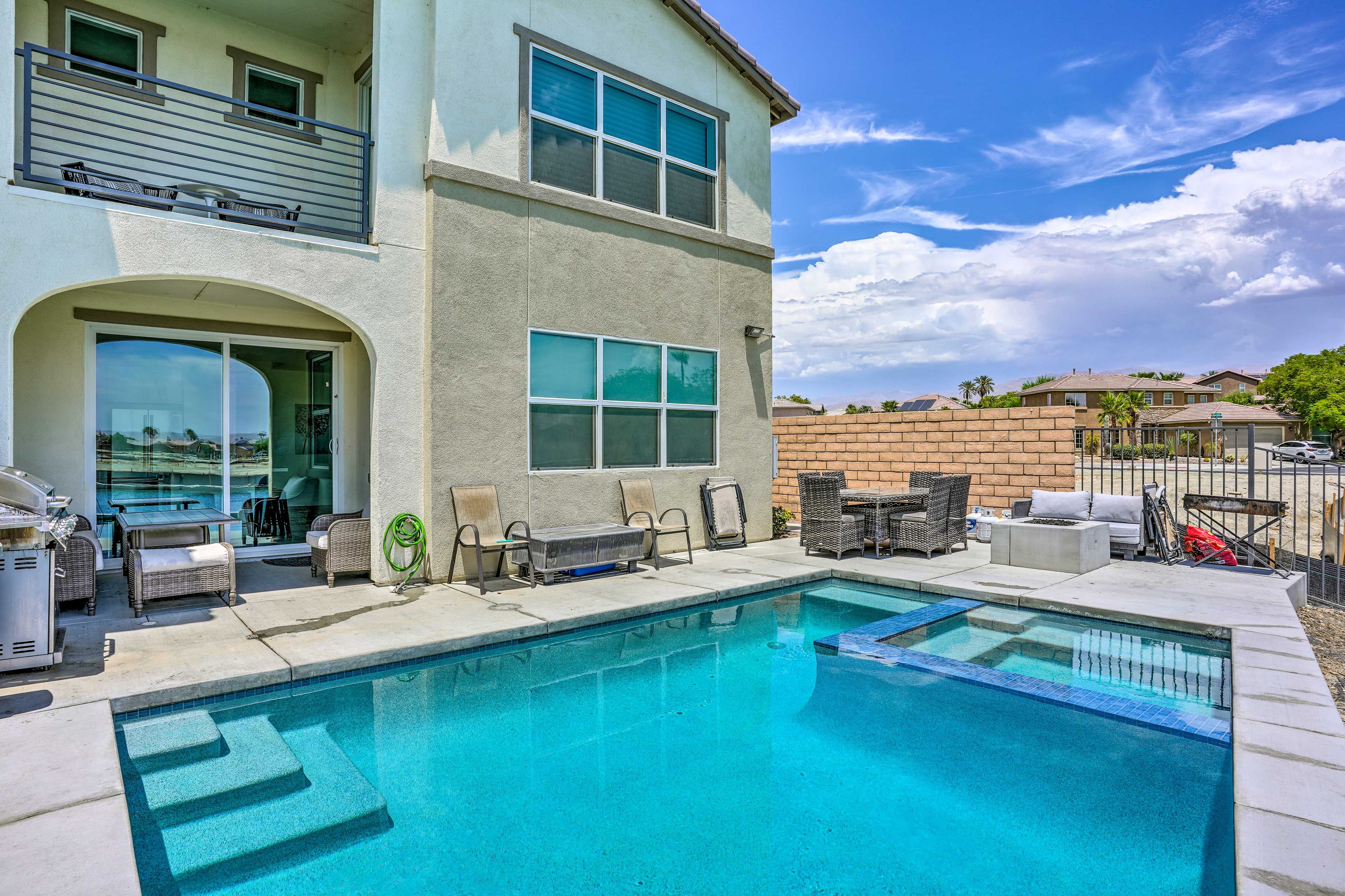 Indio Vacation Rental | 4BR | 3.5BA | 2,478 Sq Ft | 2-Story Home