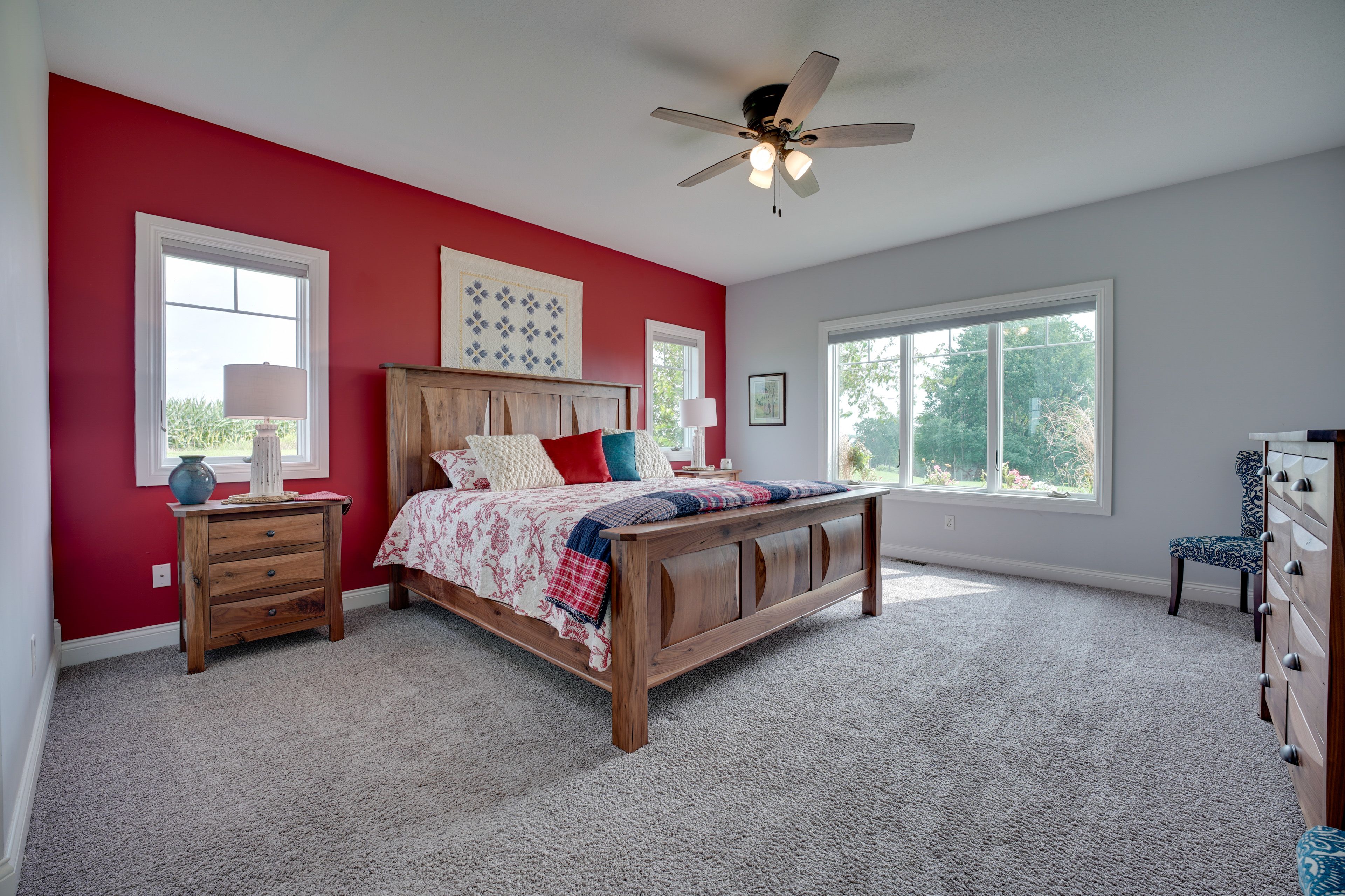 Bedroom 1 | California King | 1st Floor | Central A/C | Towels Provided