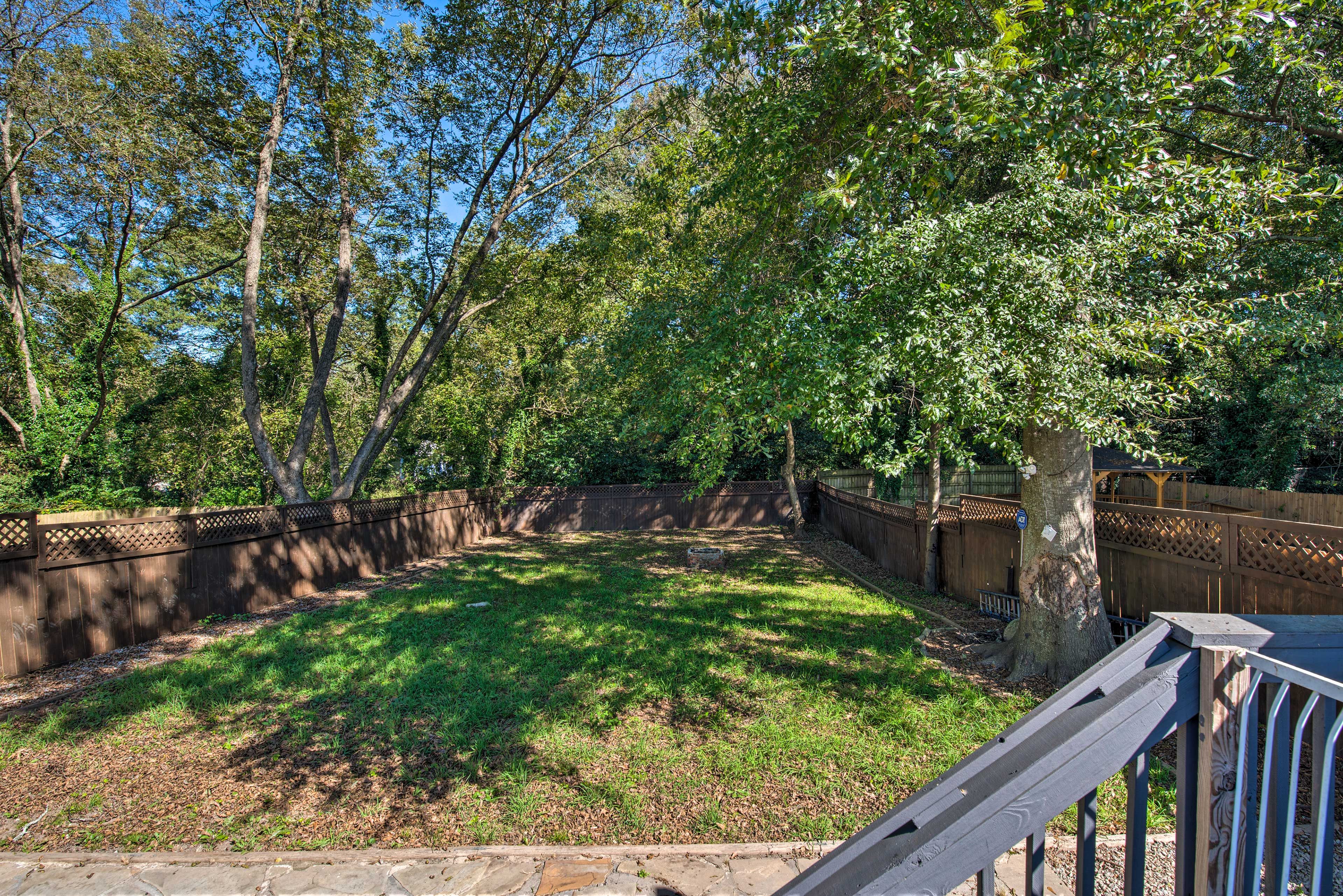 Fenced-In Backyard