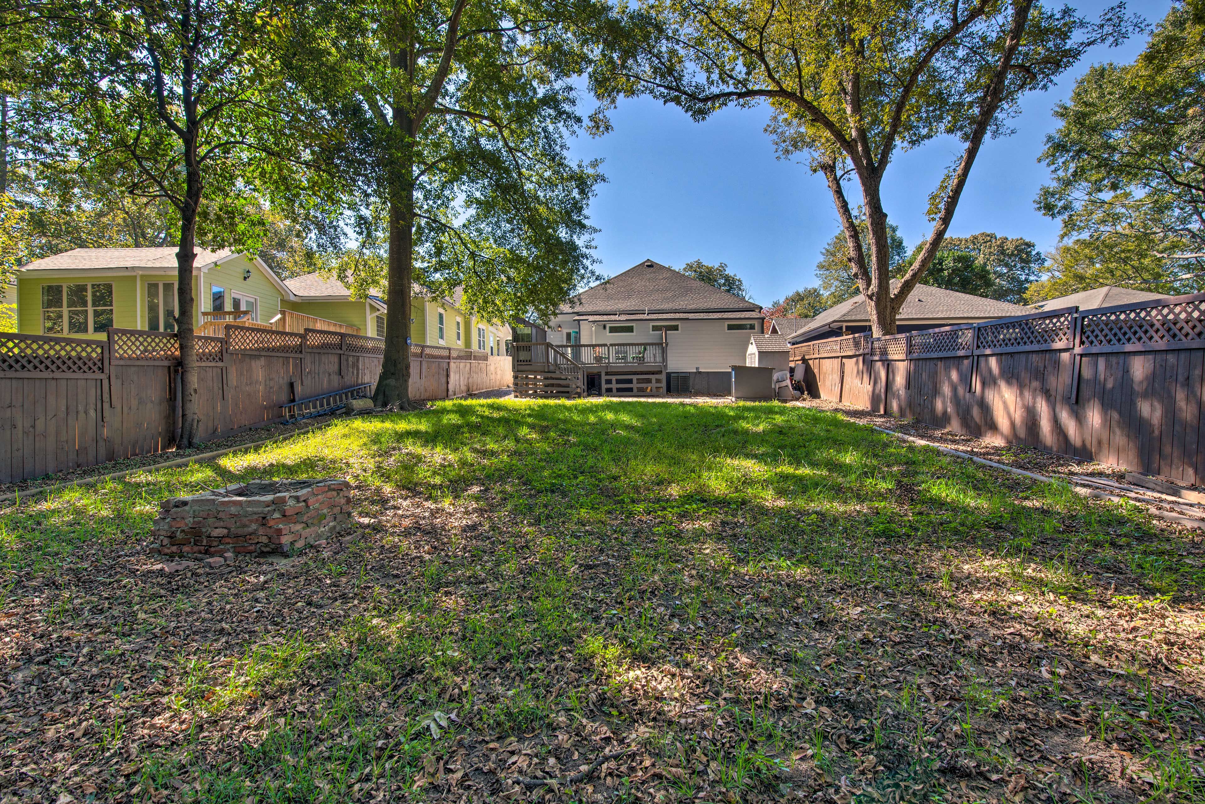 Fenced-In Backyard