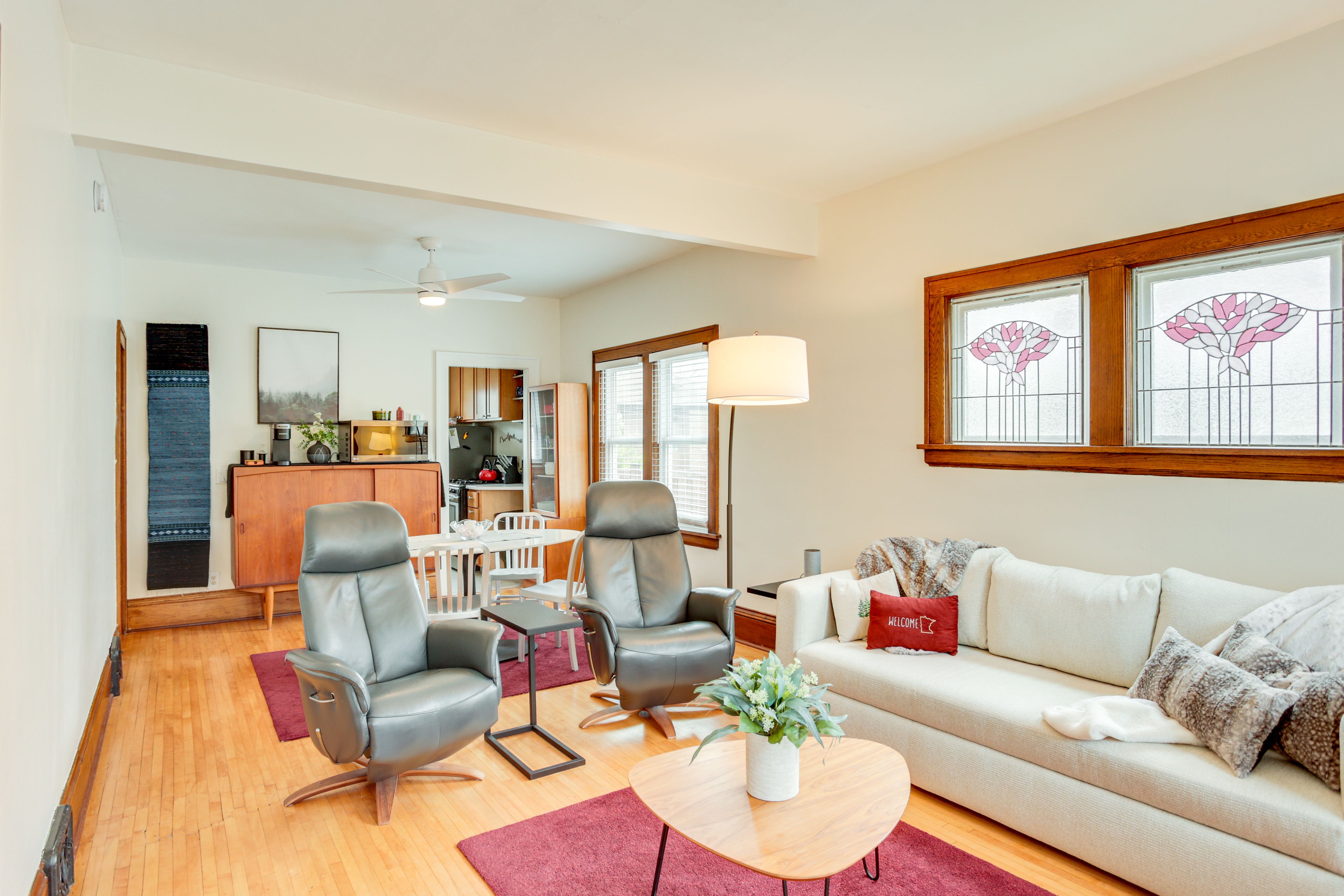 Living Room | Sleeper Sofa | 1st Floor | Central A/C & Heat