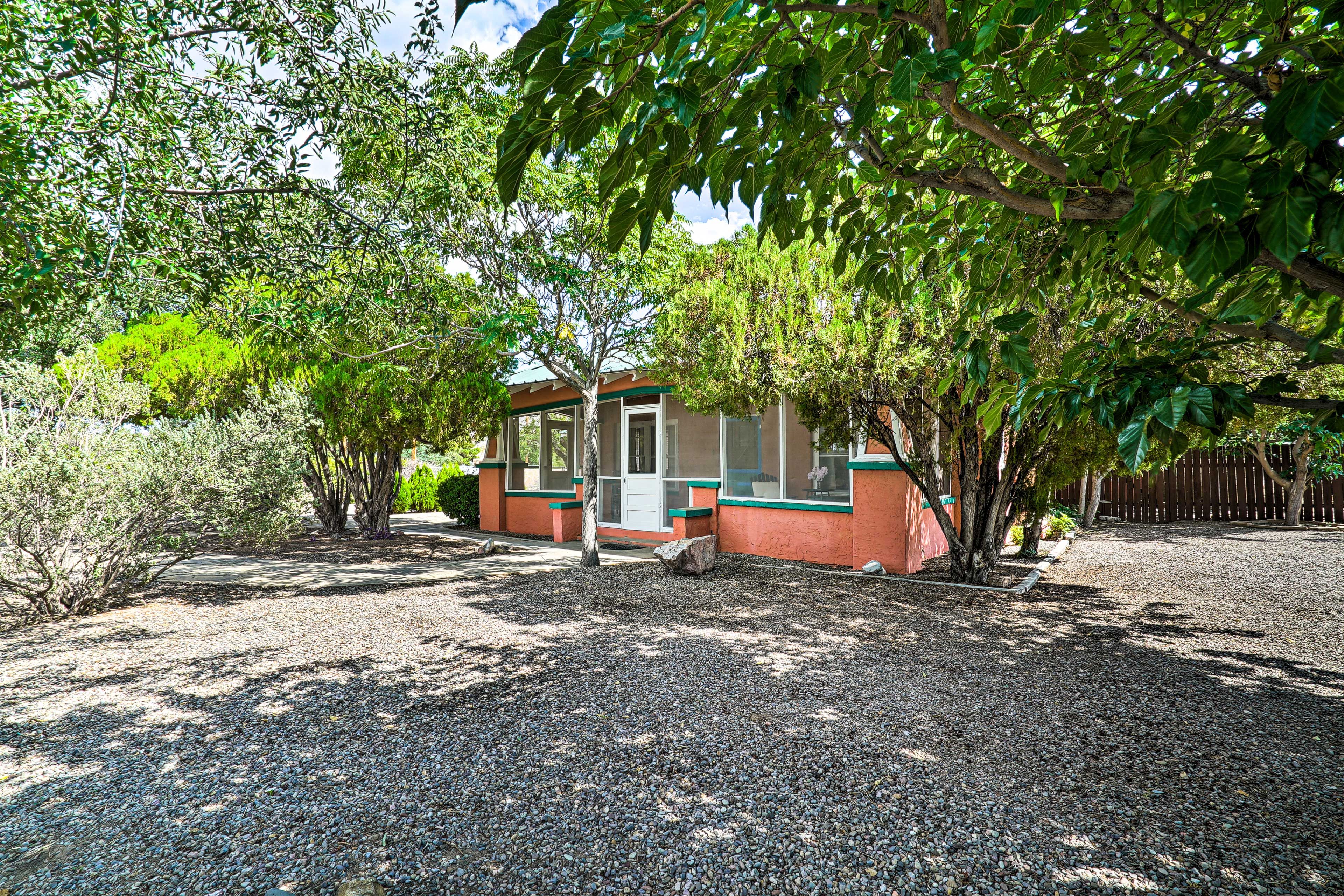 Cottage Exterior | Driveway Parking (3 Vehicles)