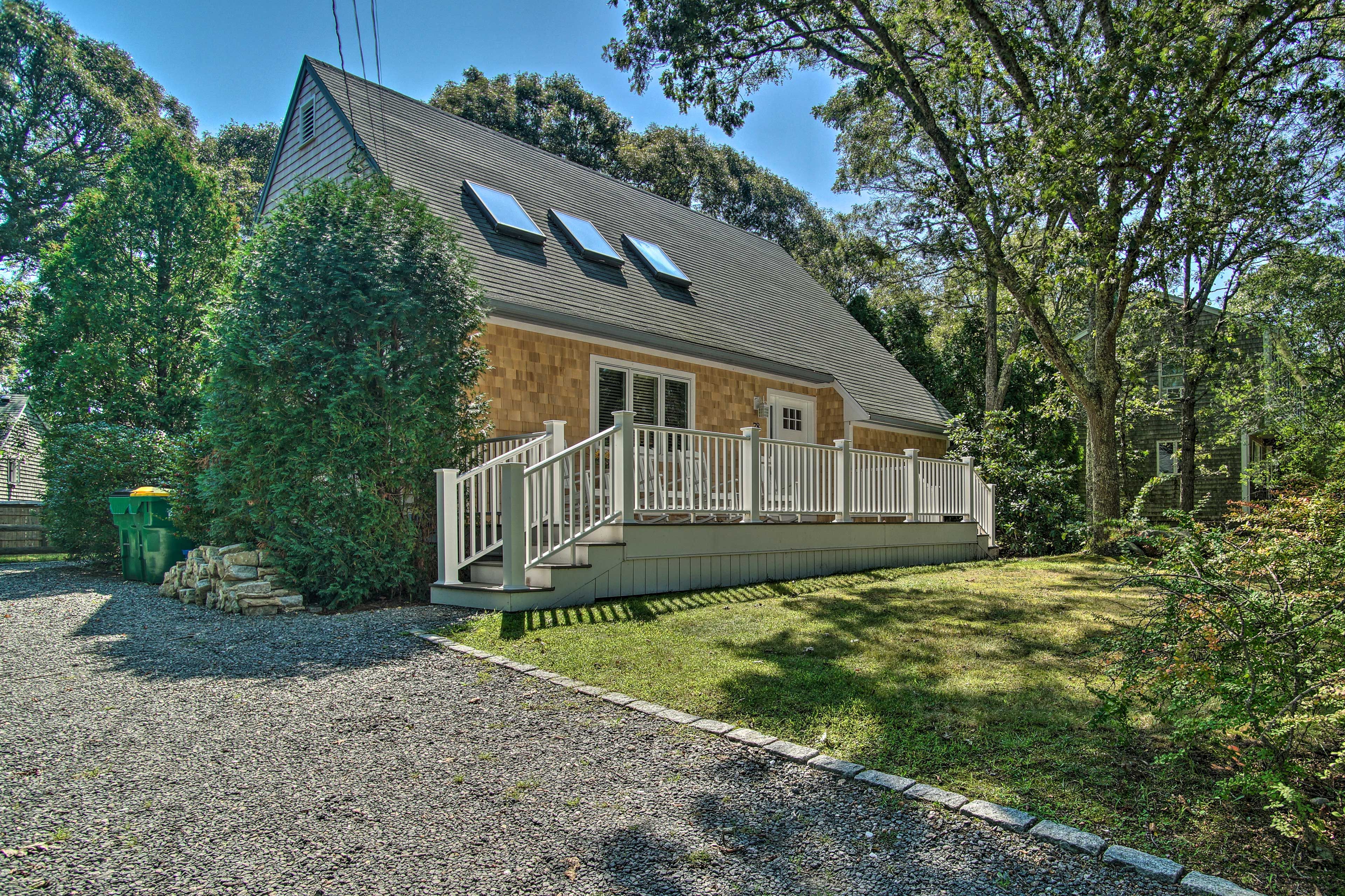 Oak Bluffs Vacation Rental | 3BR | 2.5BA | 2 Stories | Stairs Required