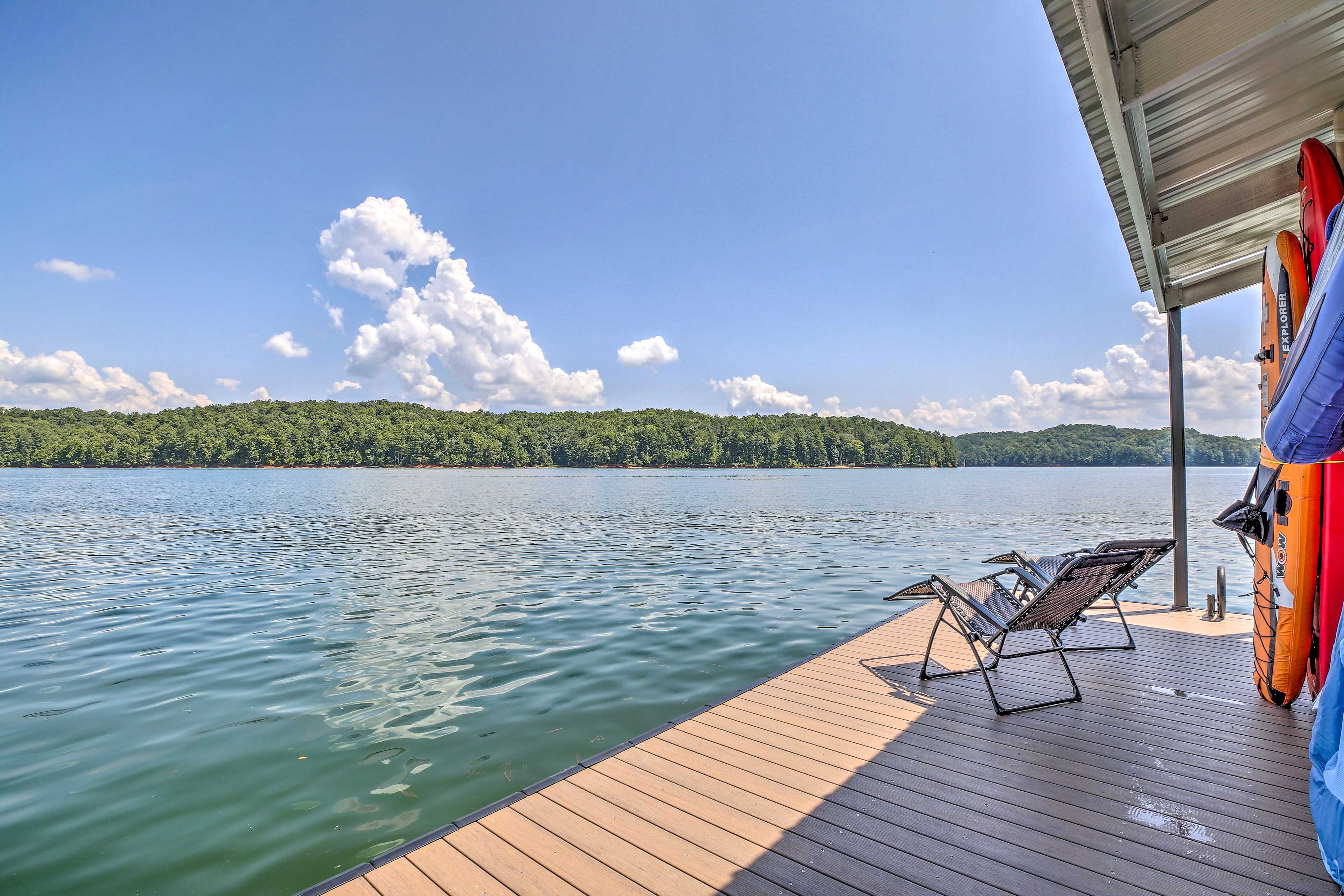 Shared Dock | Beach Towels & Chairs Provided
