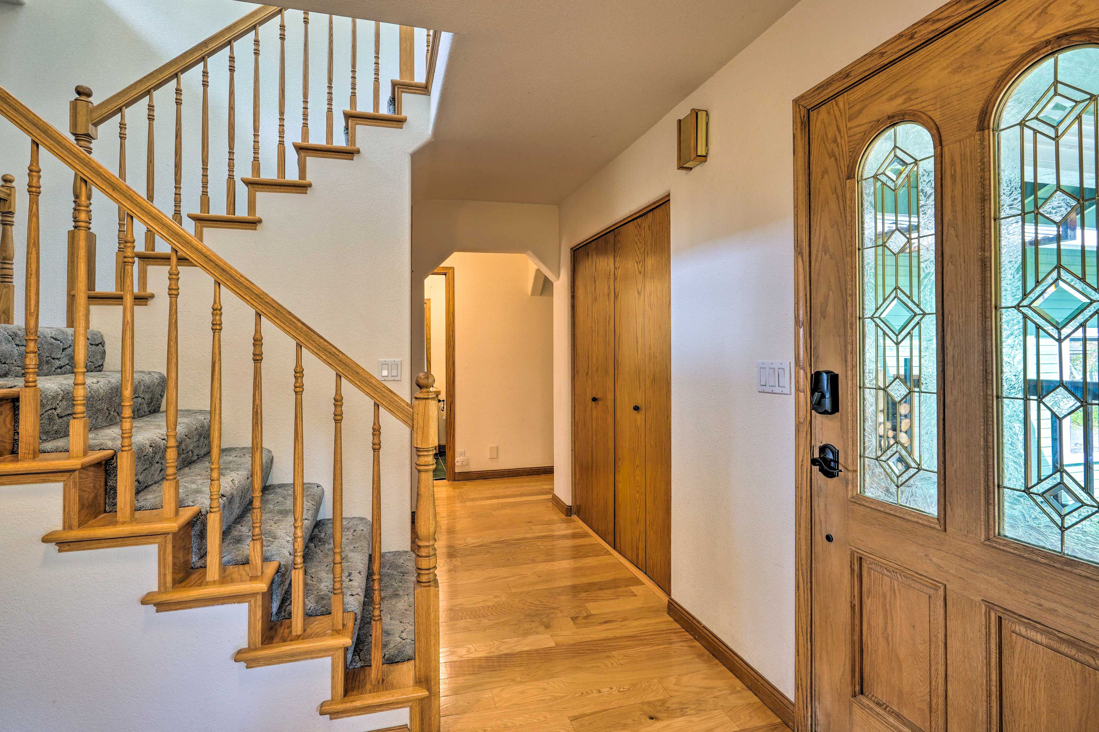 Home Entryway | Stairs to Bedrooms