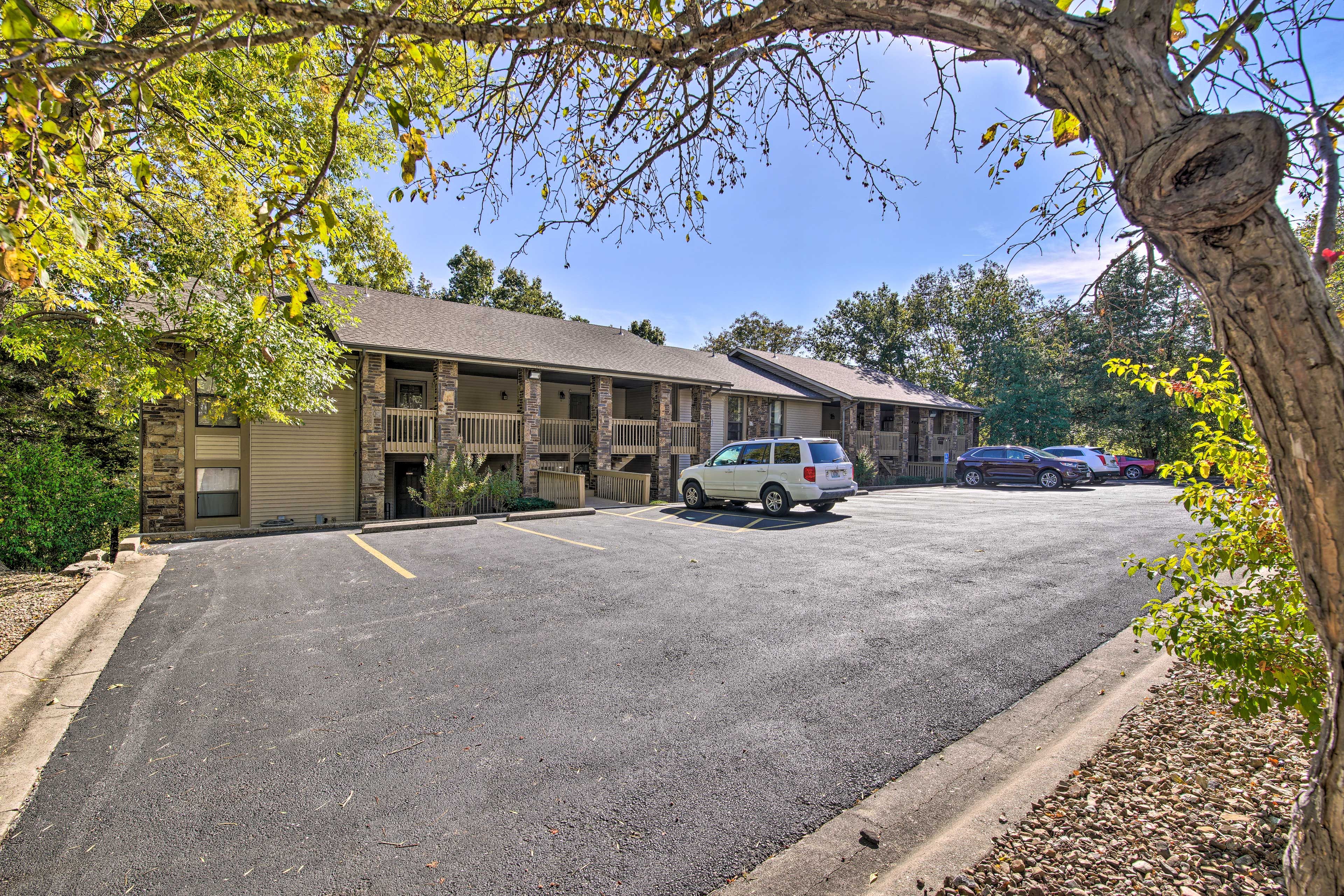 Exterior | Community Parking Area