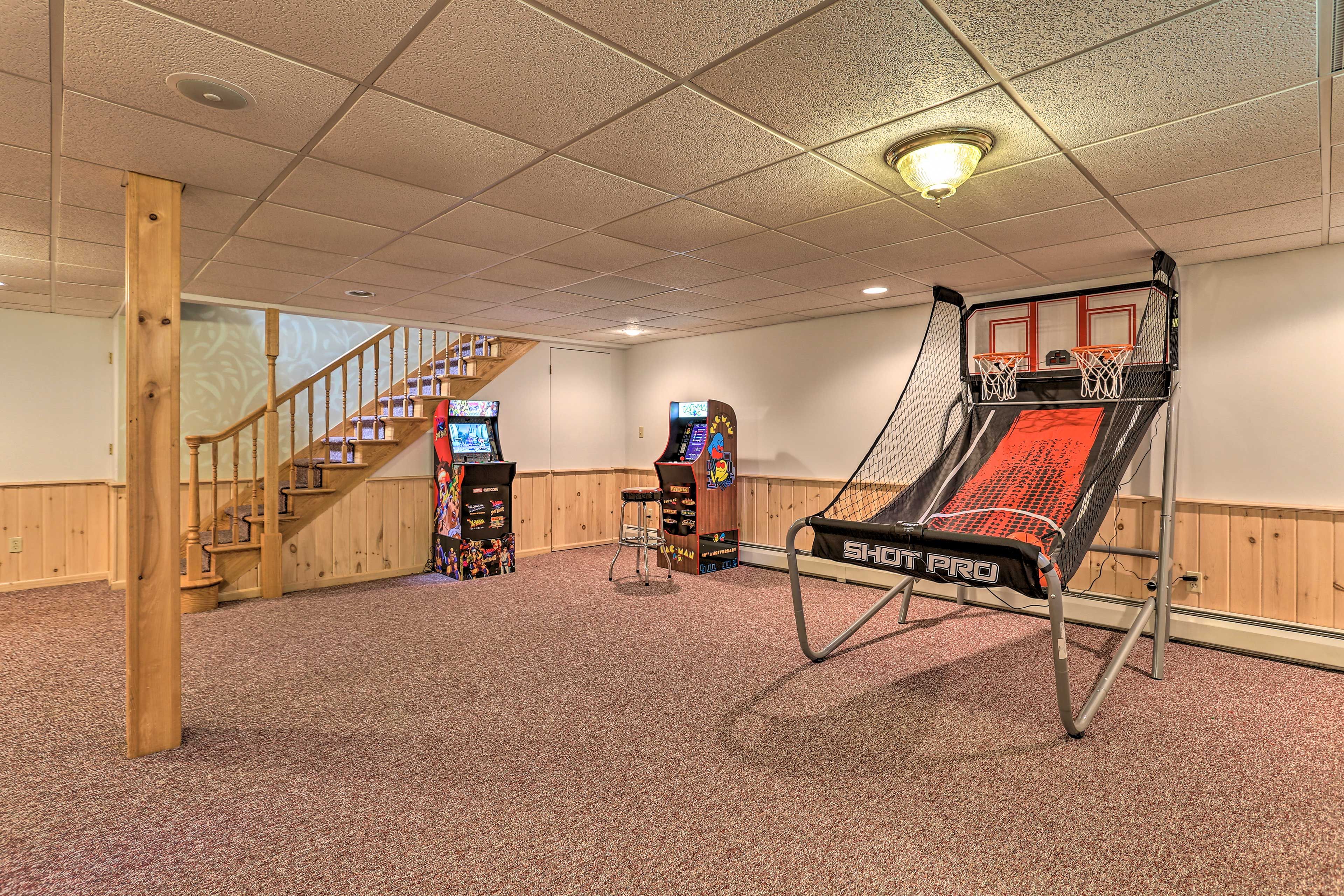 Game Room | Lower Level | Arcade Games | Arcade Basketball