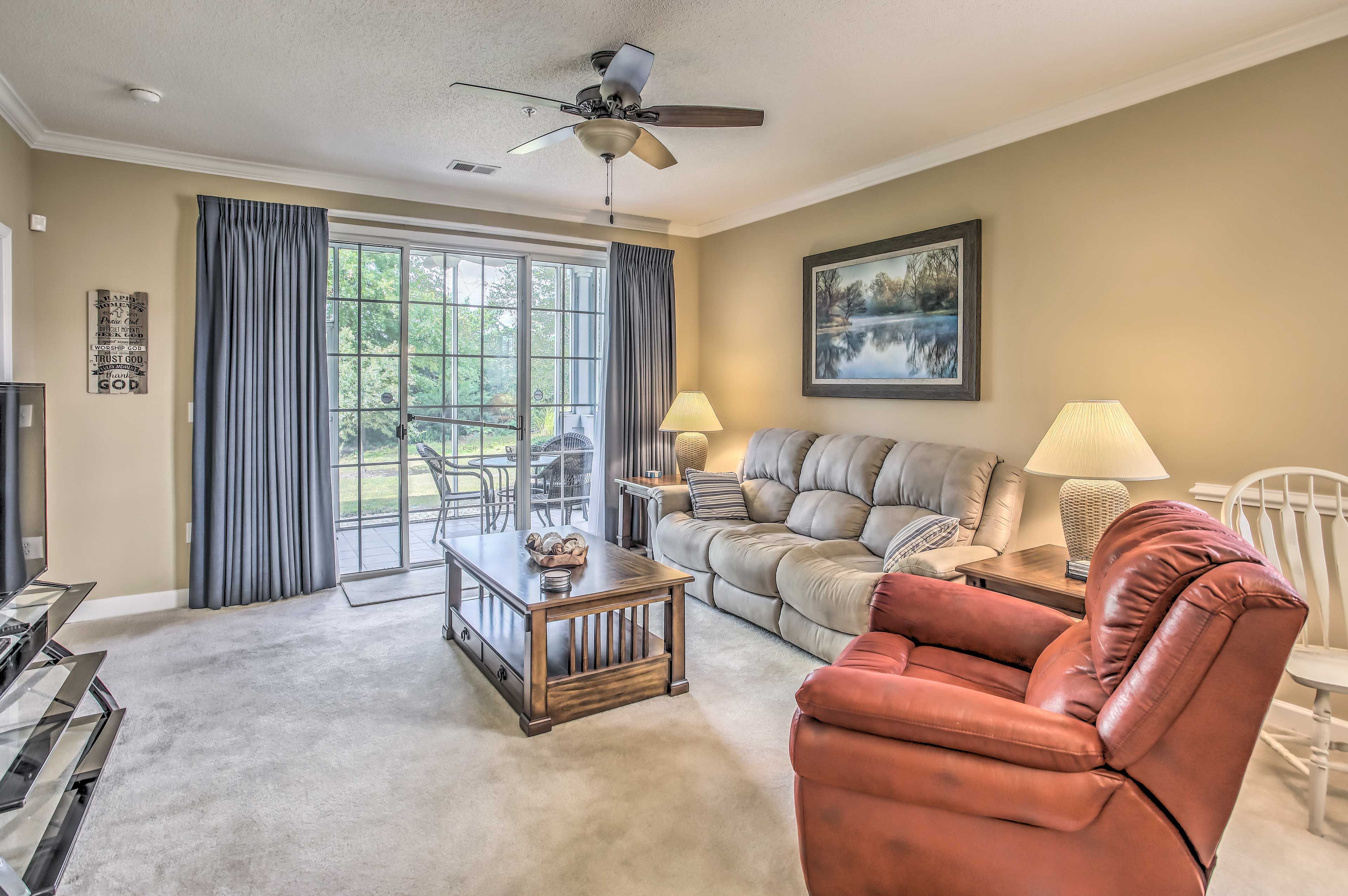 Living Room | 1st-Floor Condo