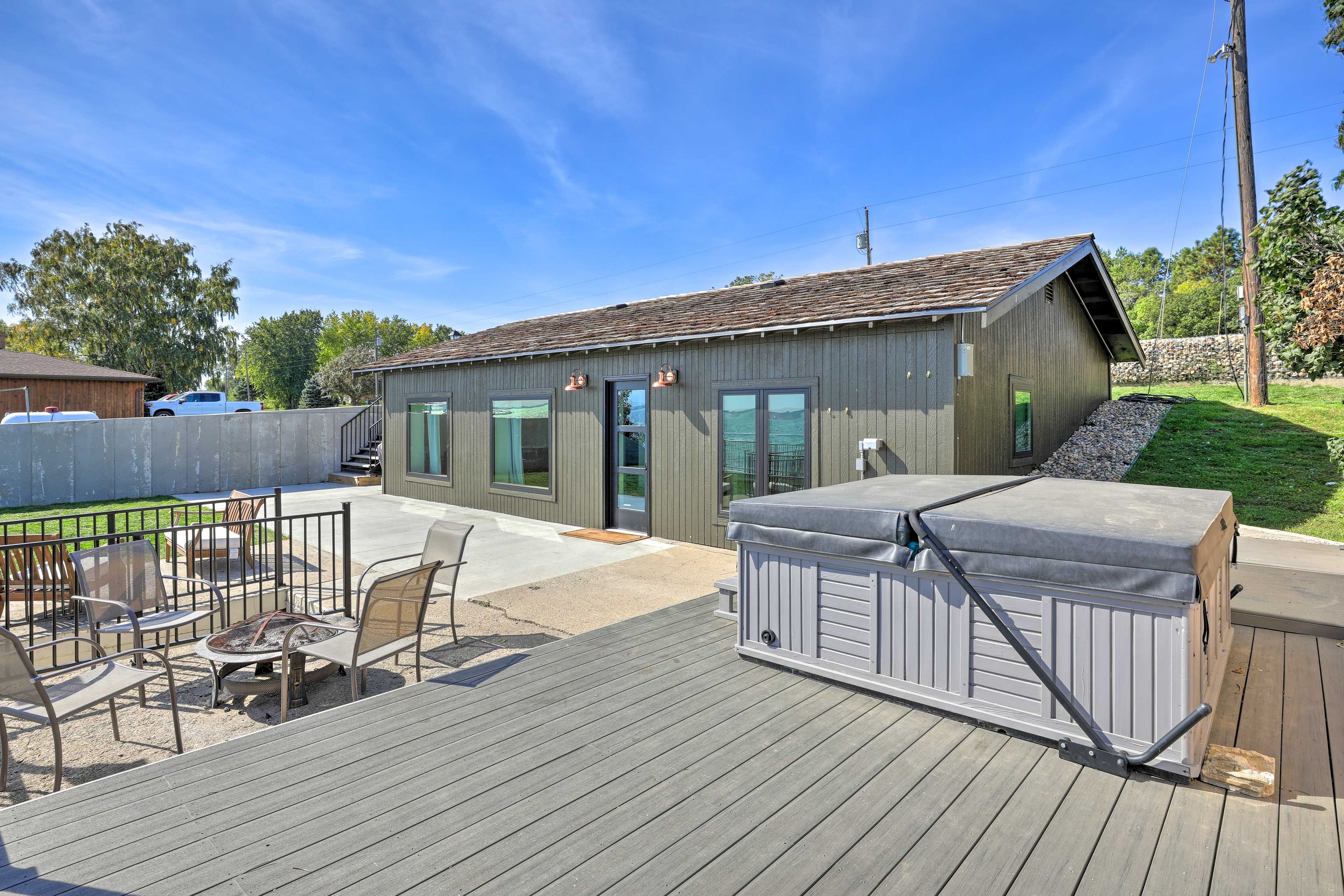 Cabin Exterior | Private Hot Tub | Fire Pit