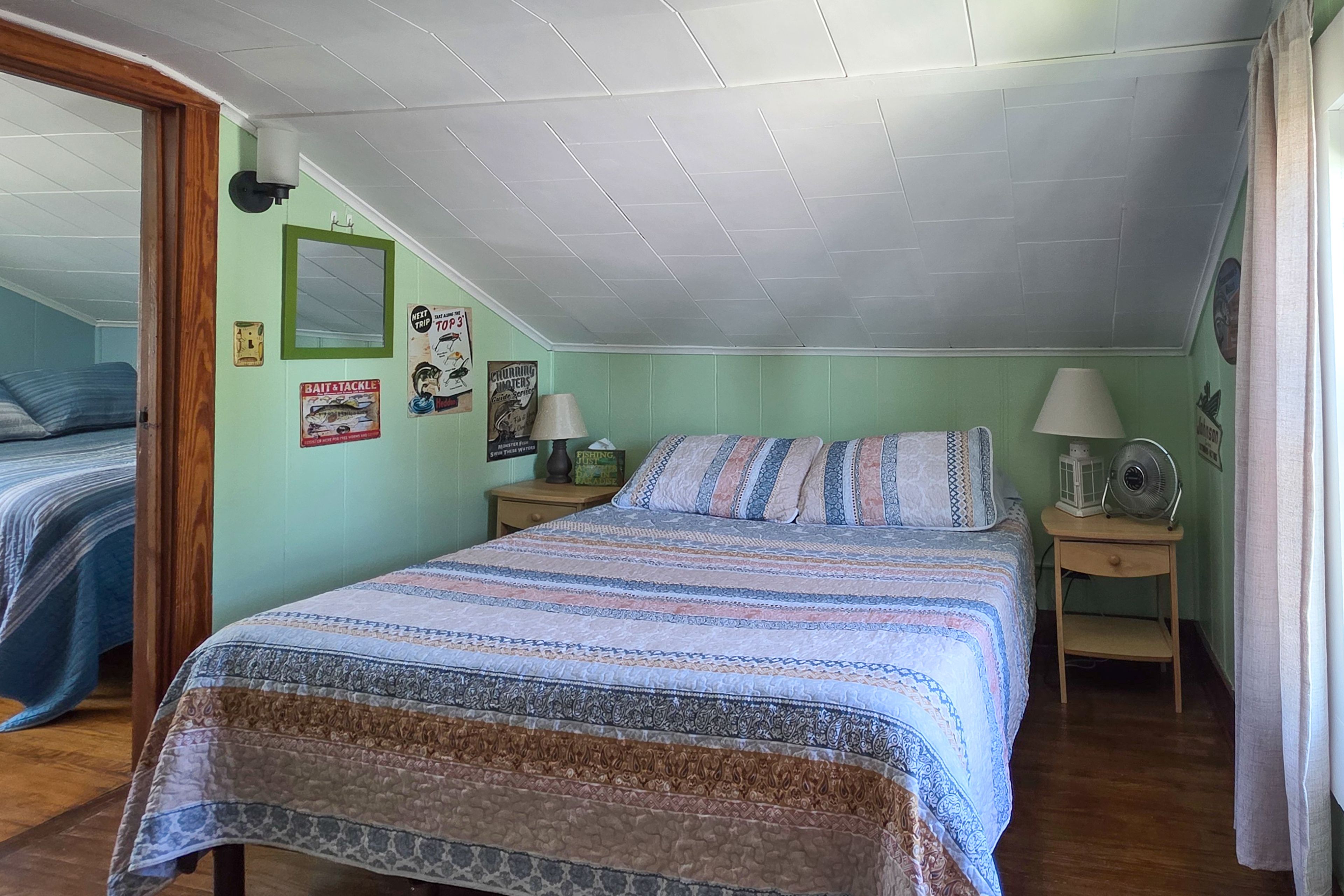 Bedroom 2 (Loft) | Queen Bed | Steep Stairs Required