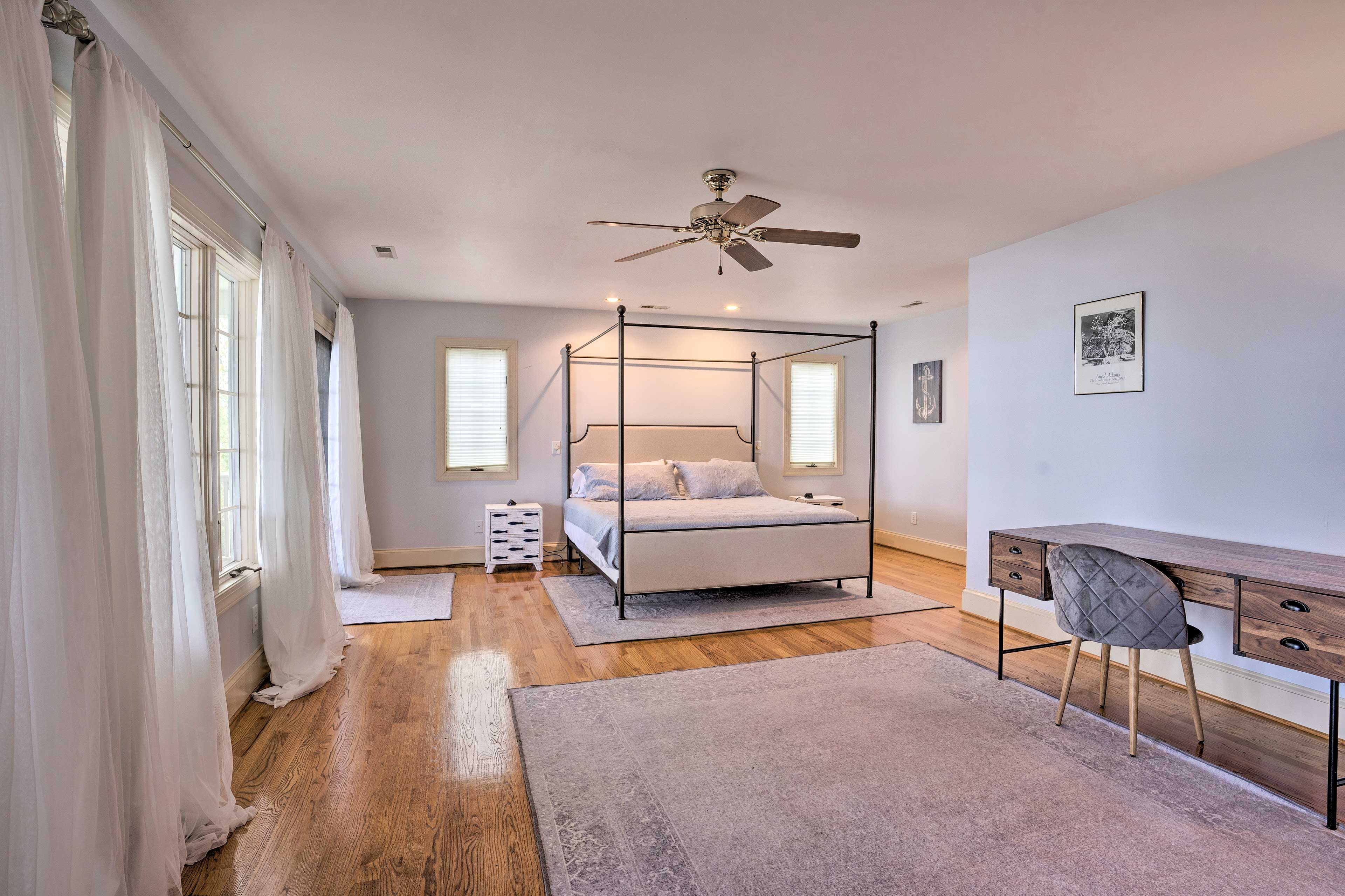 Bedroom 2 (Loft Suite) | King Bed | Sleeper Sofa | 2nd Floor