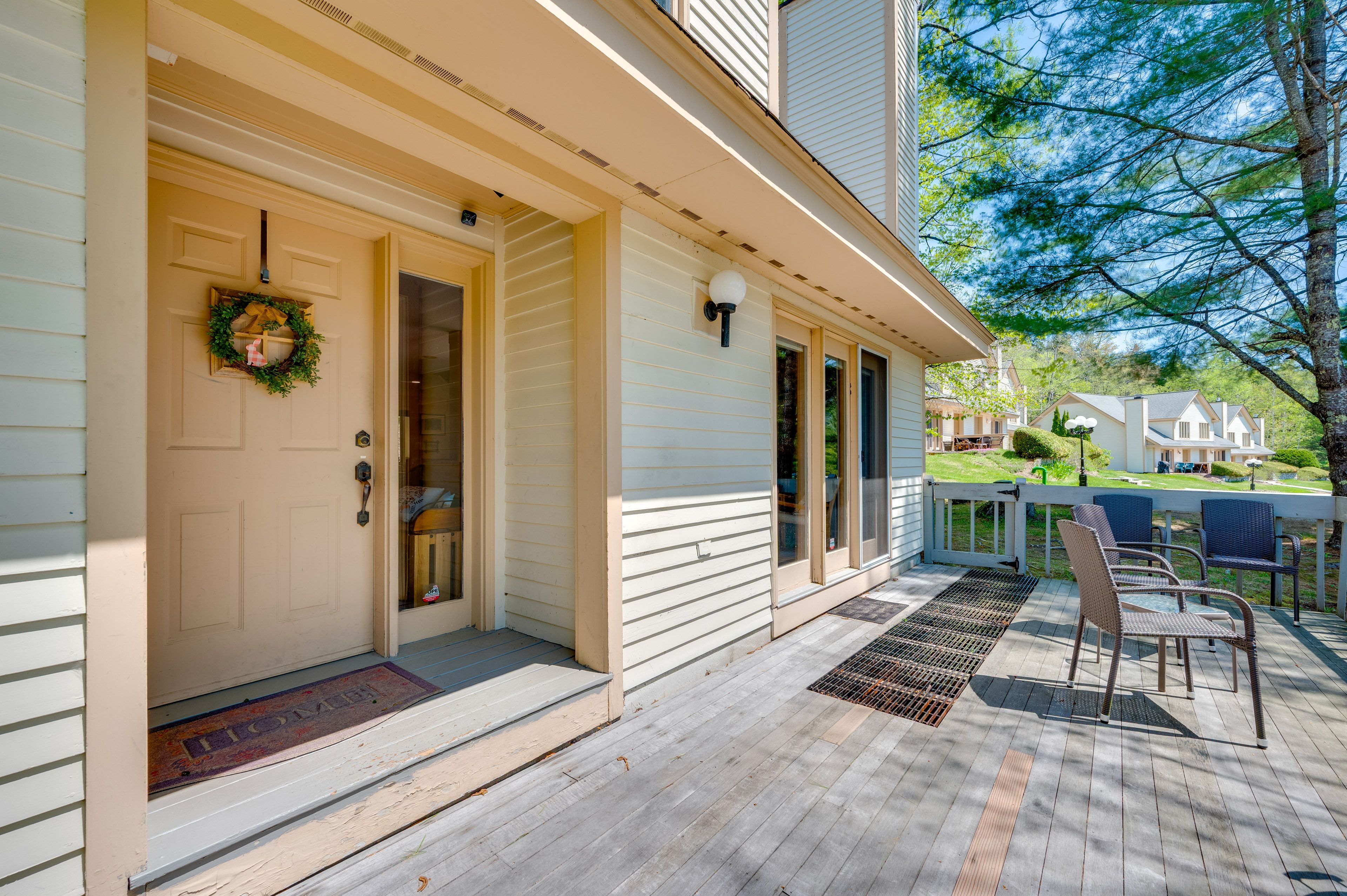 Front Entrance | Front Porch | Charcoal Grill