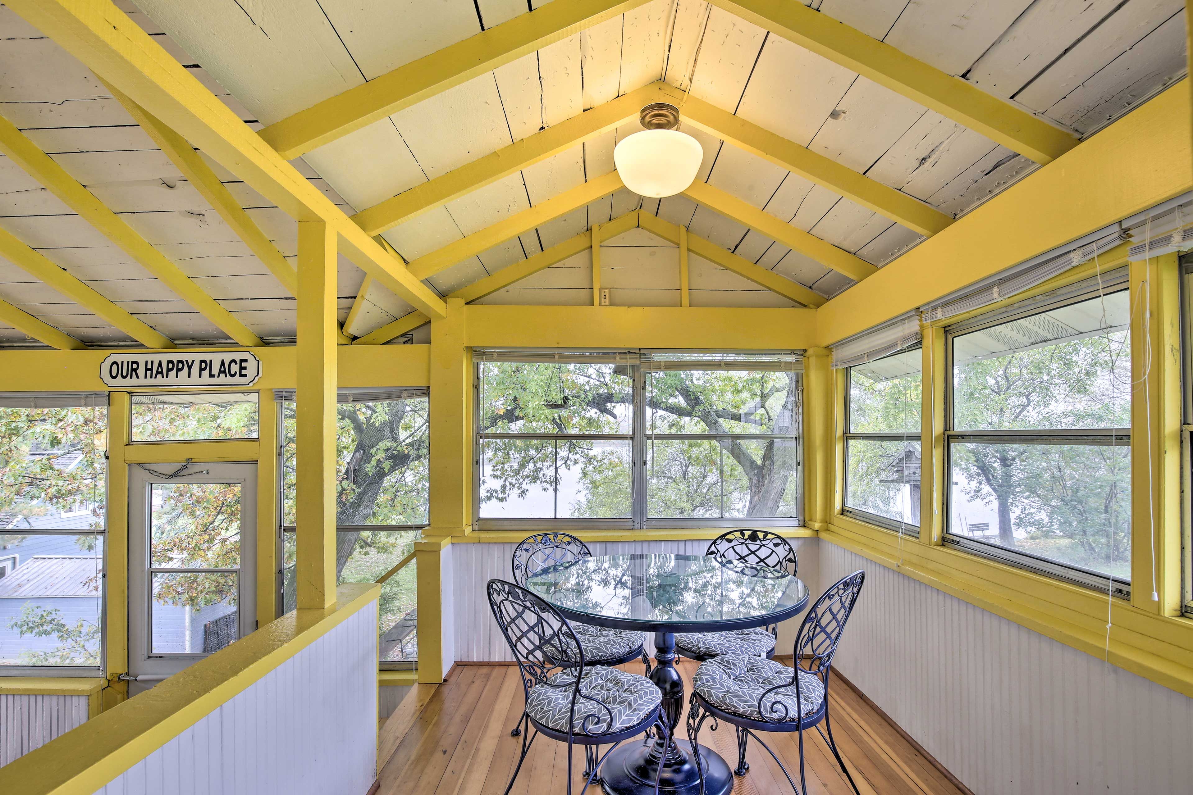Sunroom | Breakfast Area | Main Level