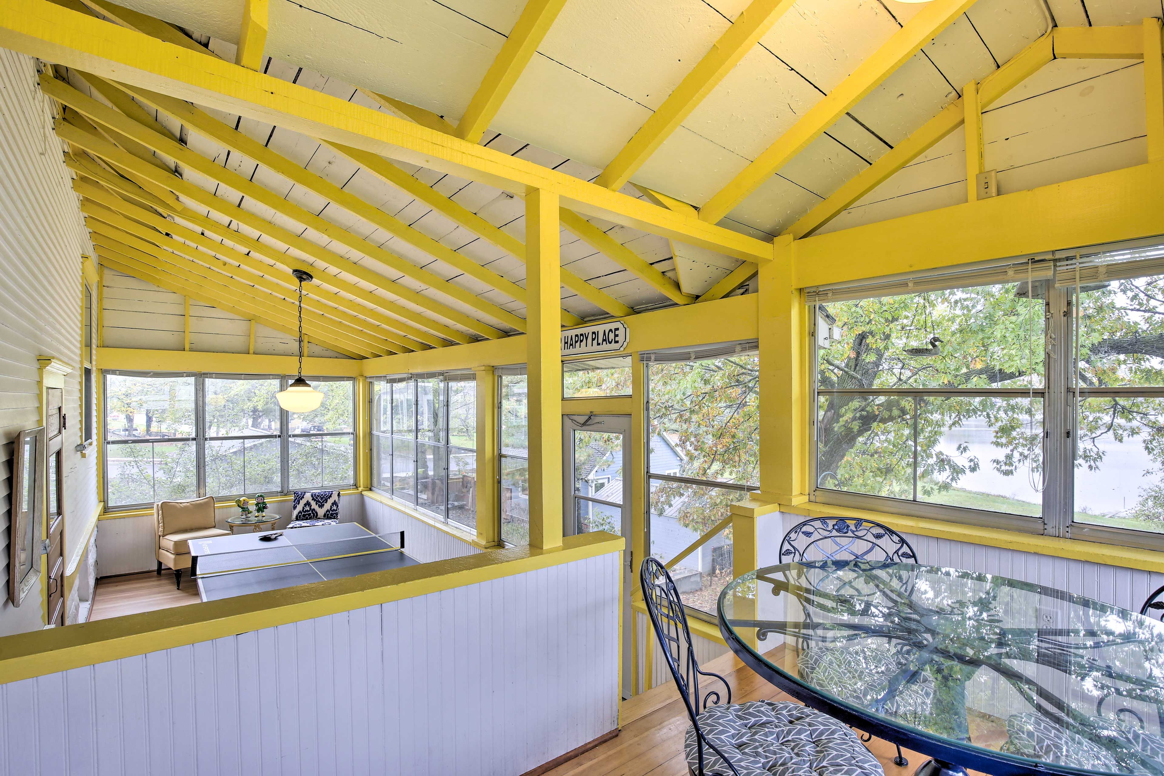 Sunroom | Game Area | Stairs Required to Access