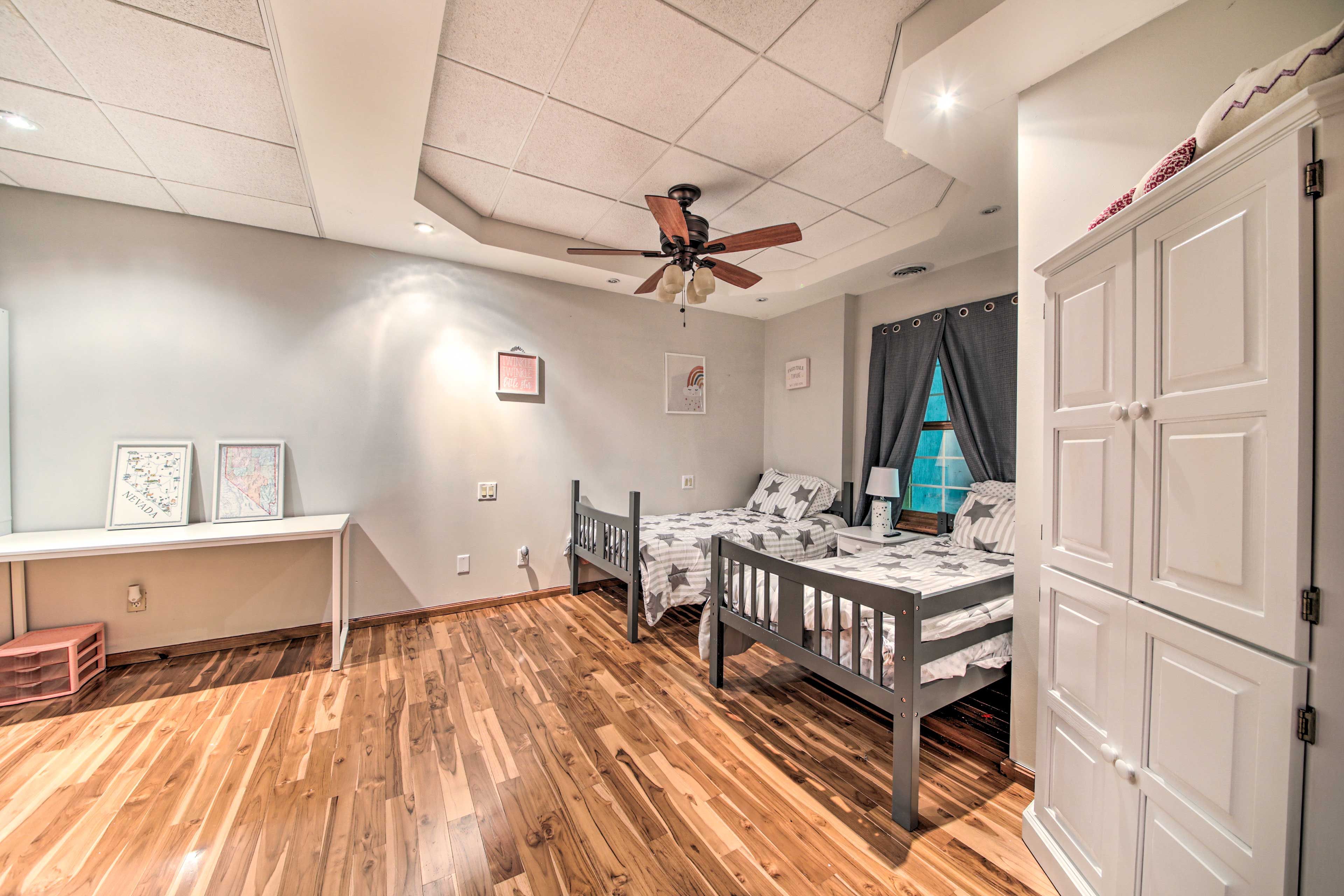 Bedroom 3 | Ground Floor | Stairs Required | 2 Twin Beds