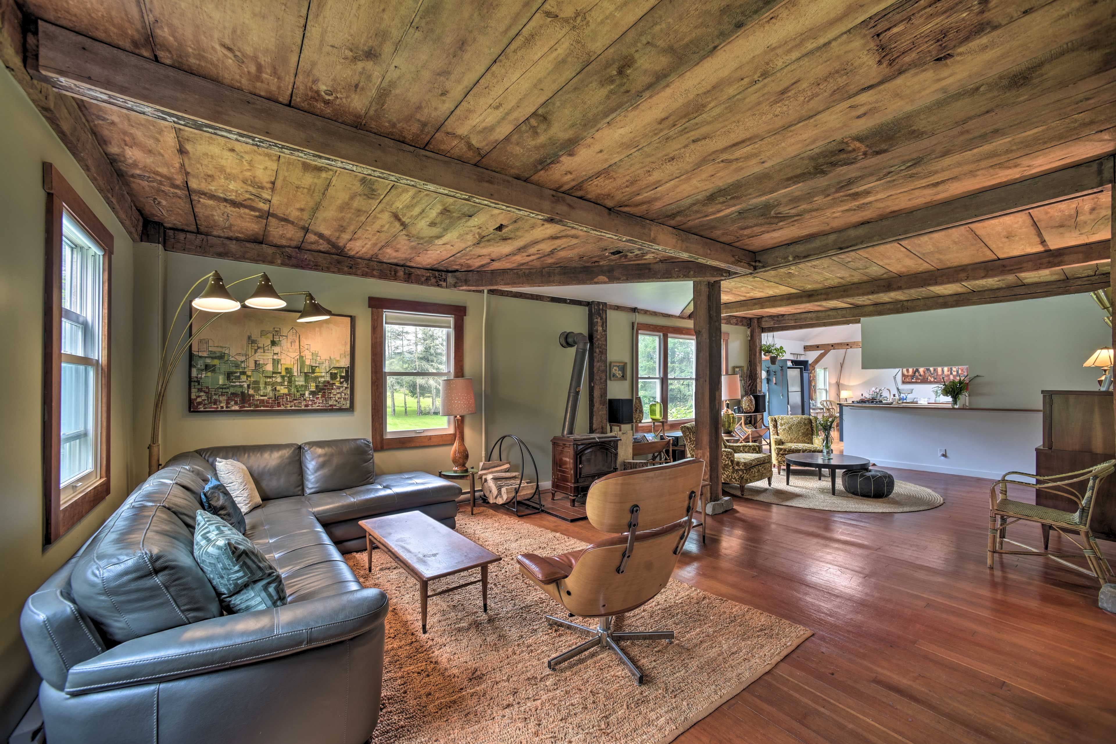 Main Living Space | Wood-Burning Stove