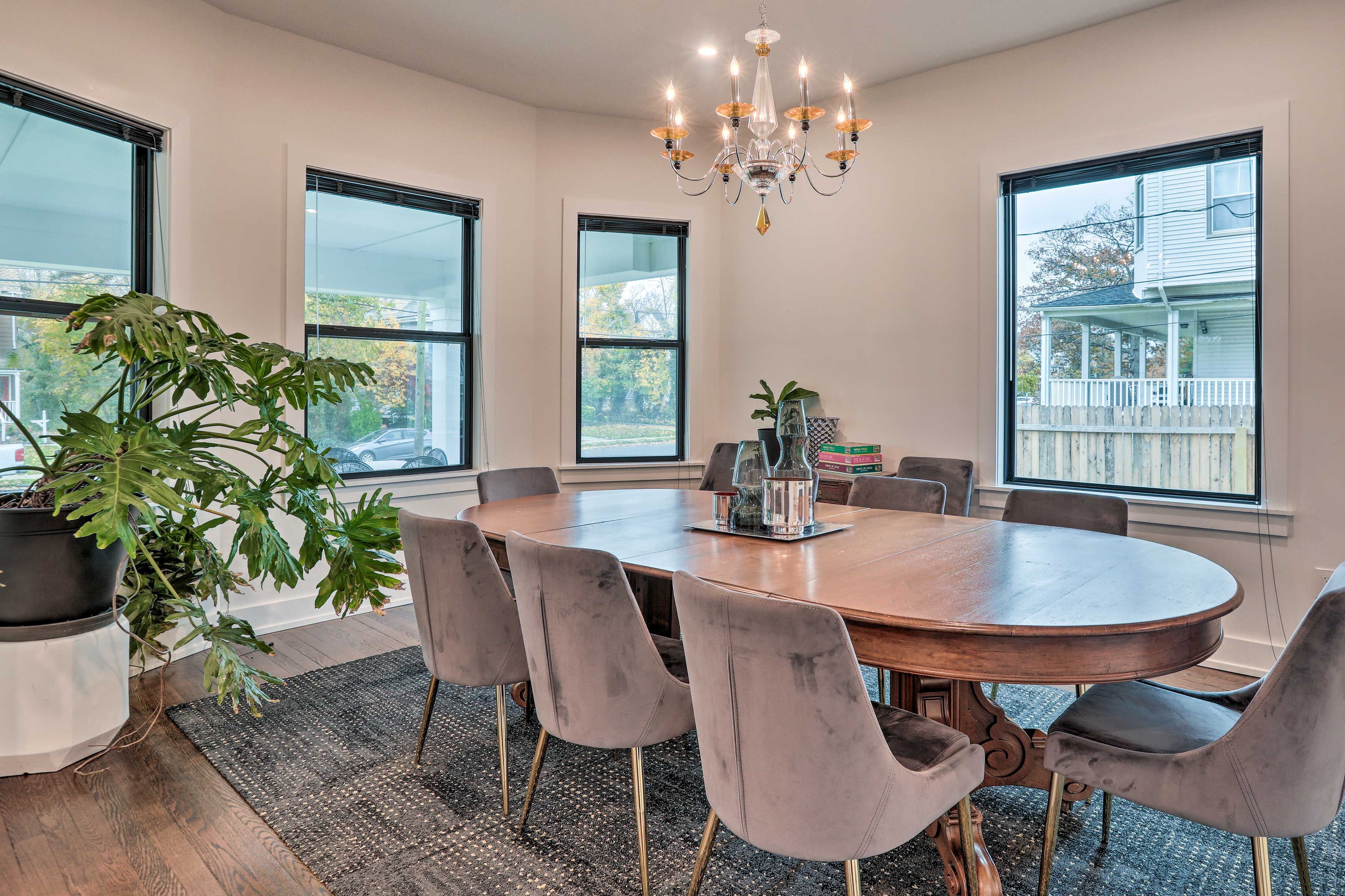 Dining Room | 1st Floor | Dishware & Flatware Provided | Complimentary Spices