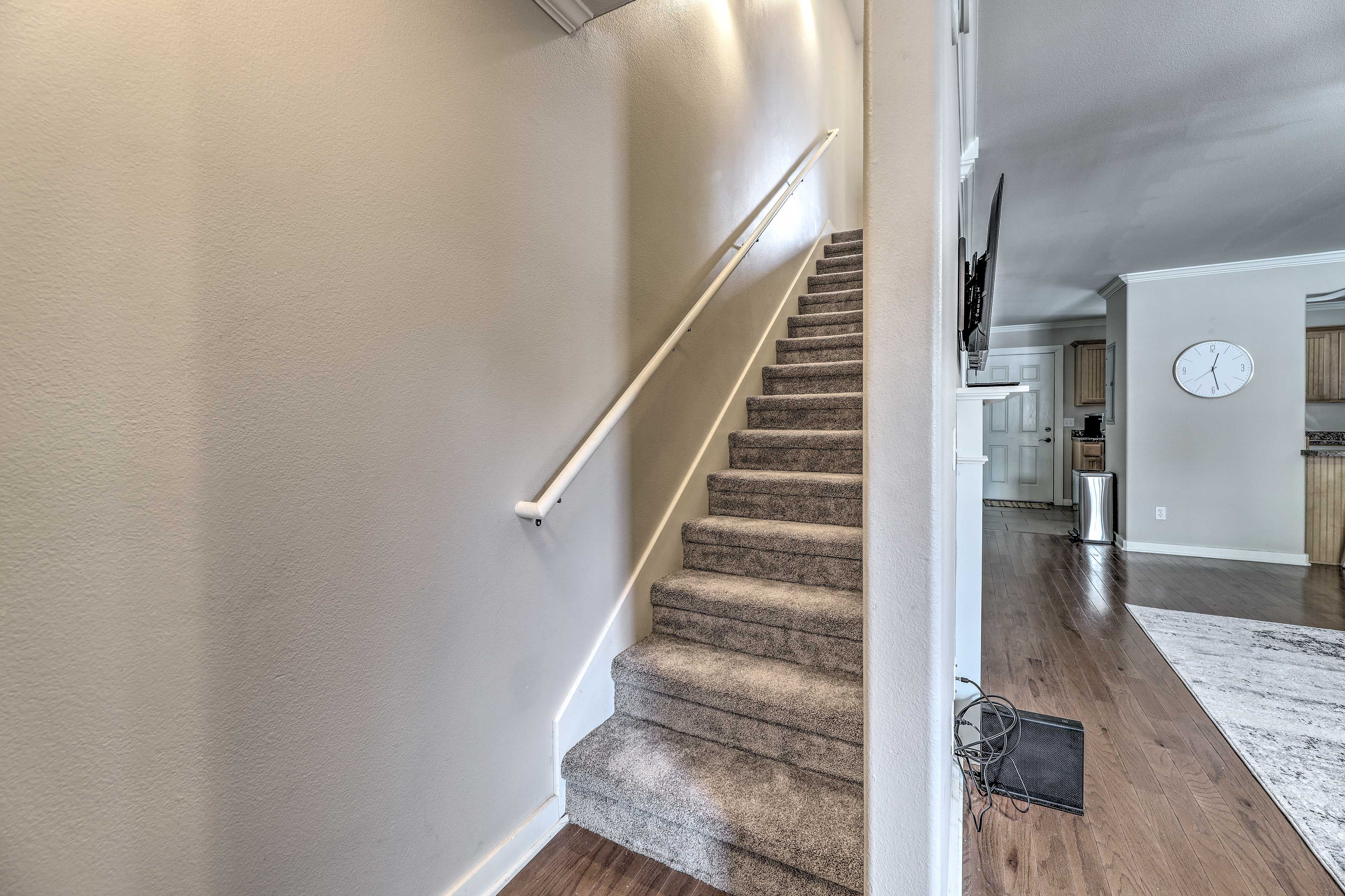 Interior | Stairs Required to Access Bedrooms & Full Bathrooms